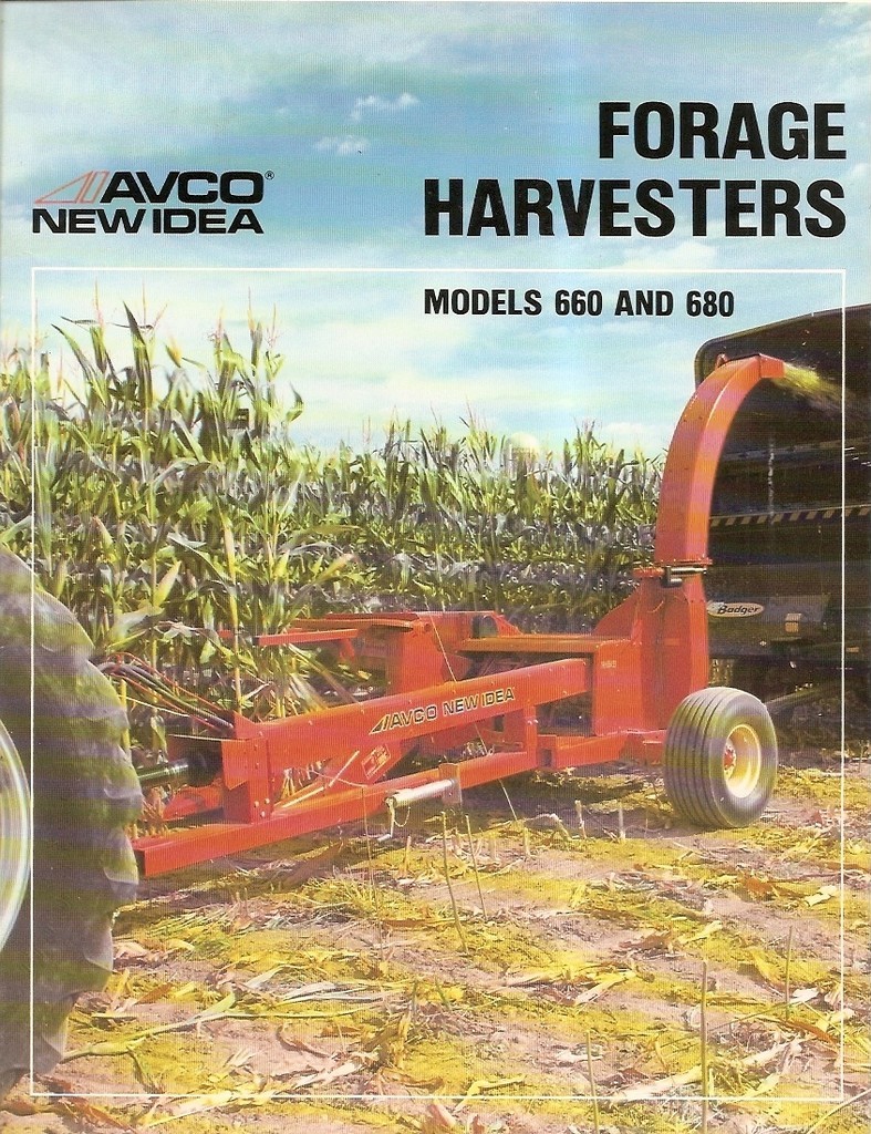 Farm Equipment Brochure – Avco New Idea – 660 680 – Forage Harvester (F1334)