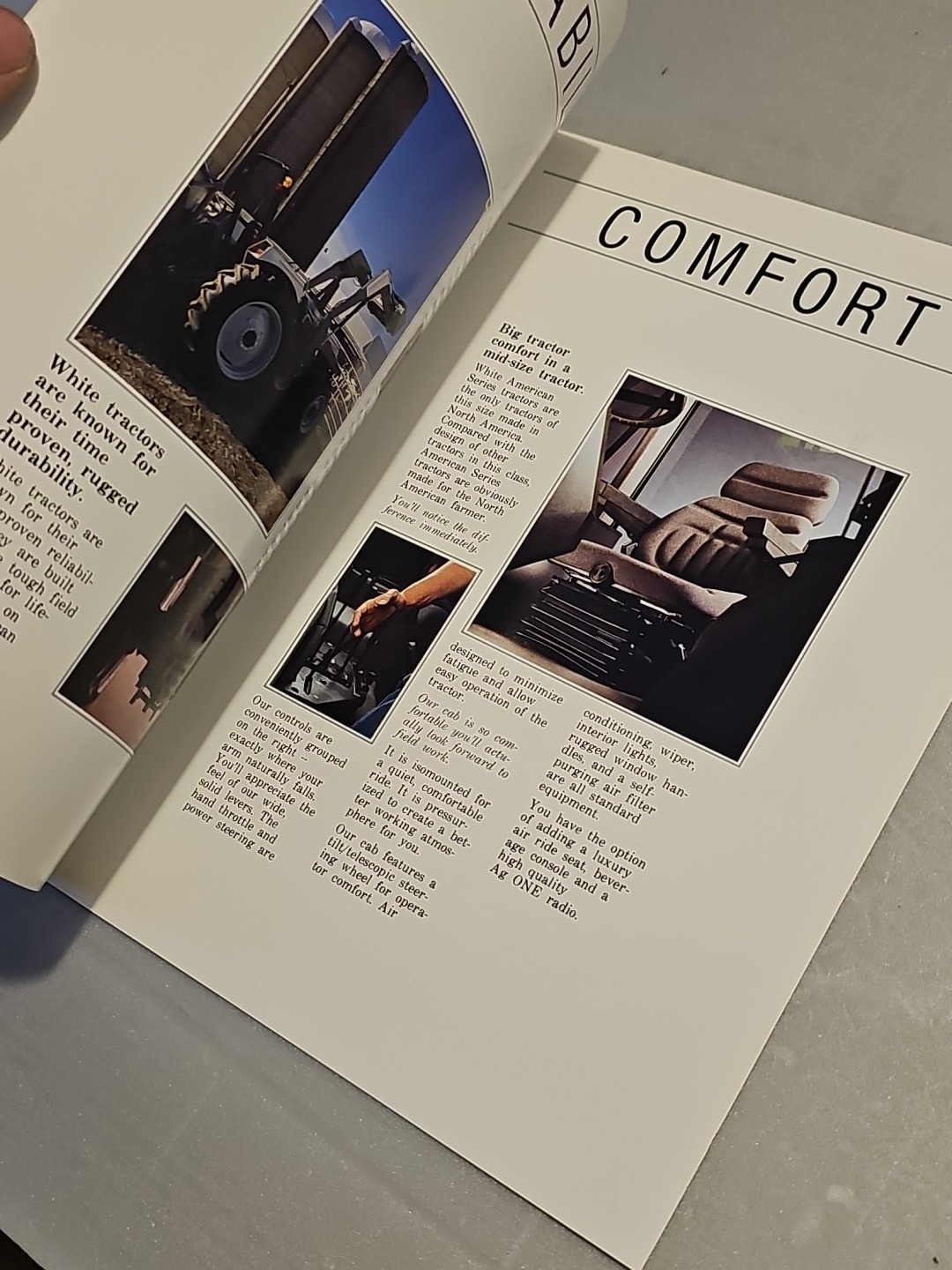 White 60 & 80 Series American Series Tractors Sales Brochure 1990