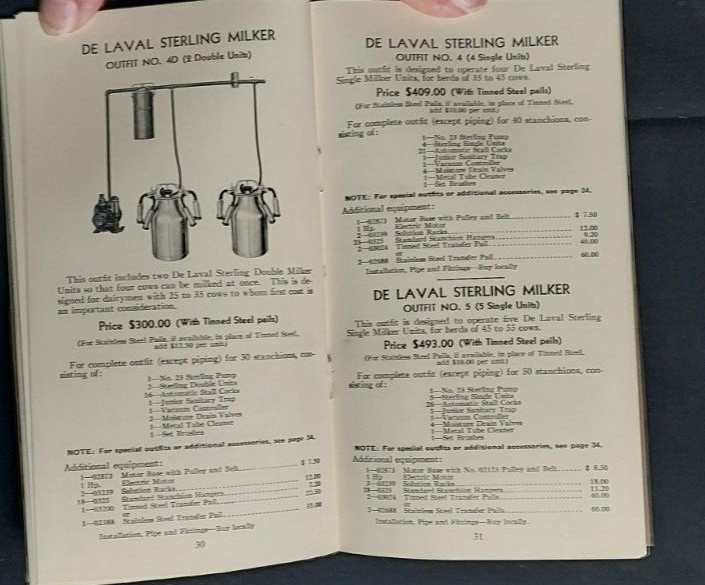 1944 De Laval Price Book Special Dealer Edition DeLaval Separator Co Chicago