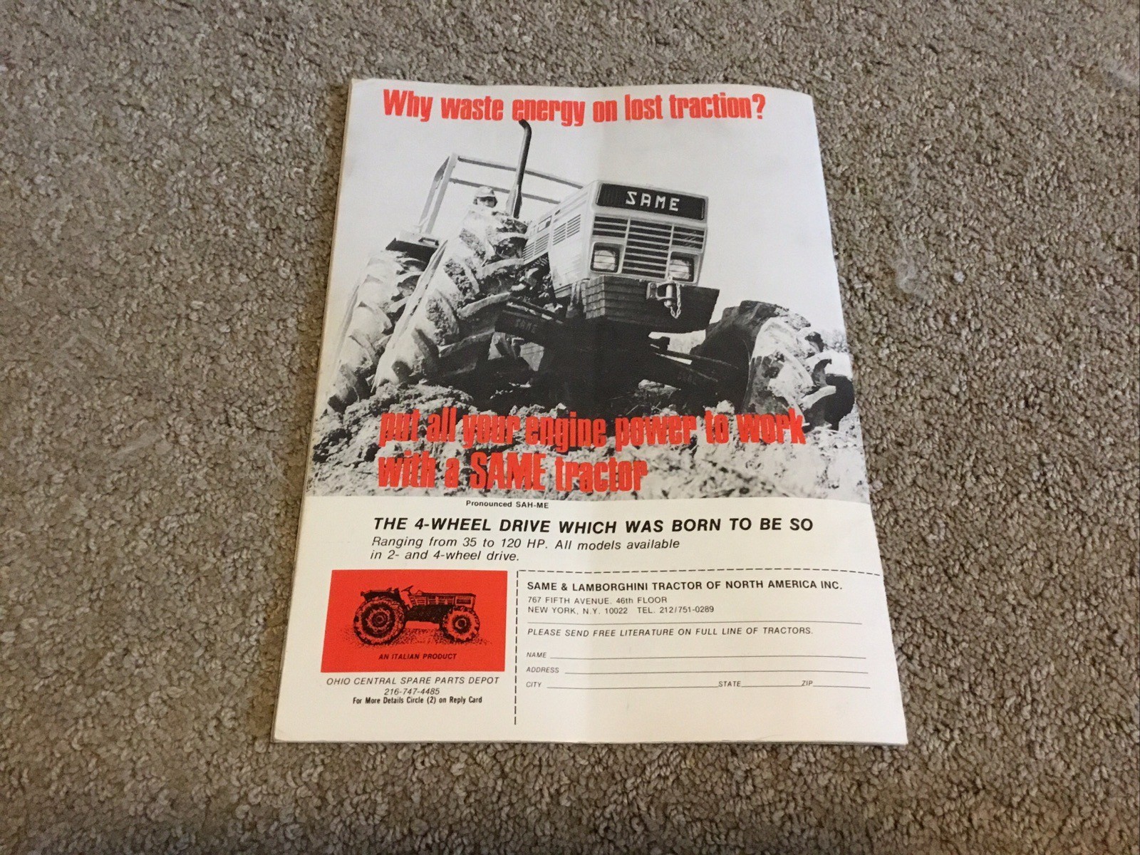 Implement & Tractor Magazine September 21 1975 Farming Agriculture Vintage Ads J
