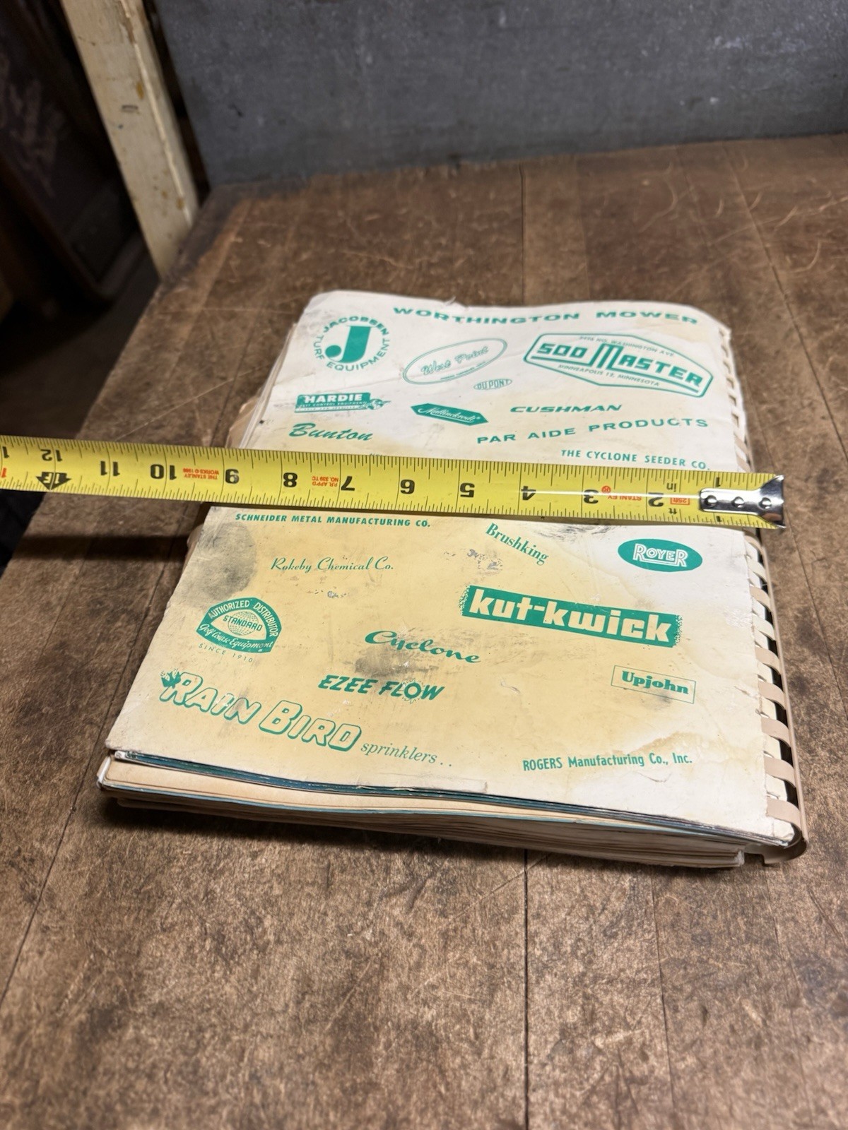 VTG 1966 Sawtelle Brothers Jacobsen Turf Equipment Supplies Dealer Catalog Book