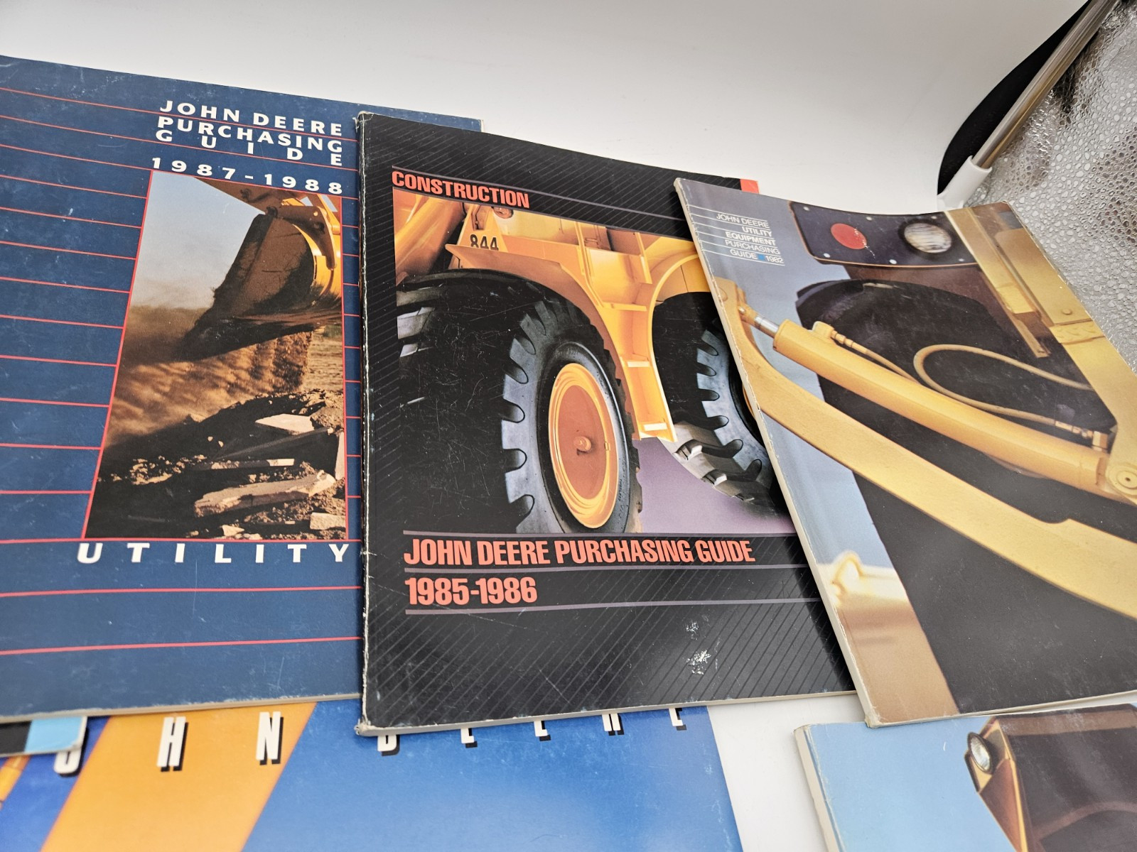 1980s John Deere Excavator Loader Construction Utility Purchasing Guide Lot 15
