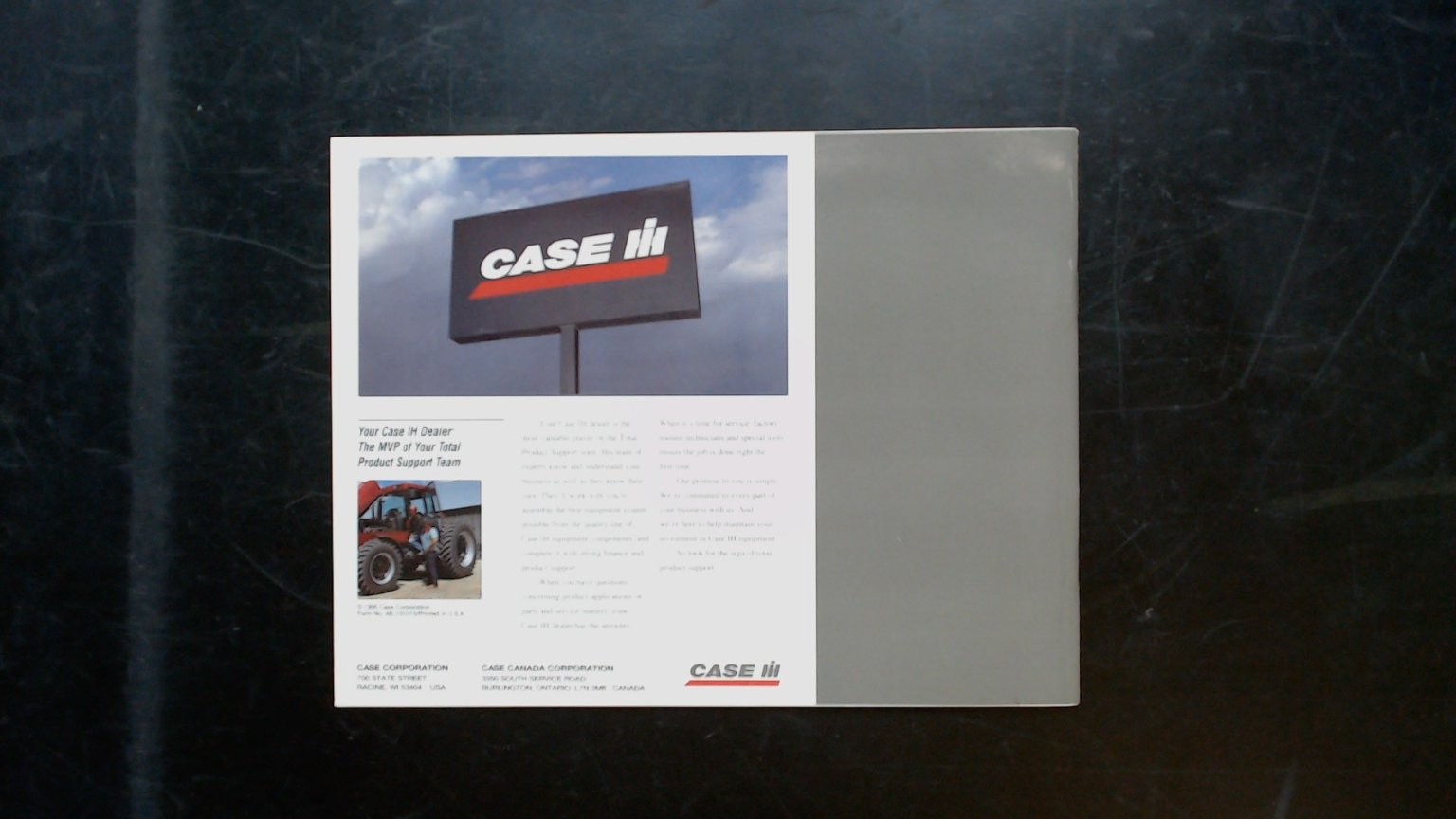 Case IH 1995 Buyer&rsquo;s Guide Agricultural Brochure Vintage Collectible