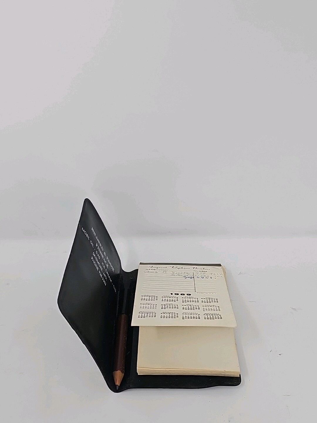 Vintage 1969 Pocket Notebook Mildred &Eddie Fishback