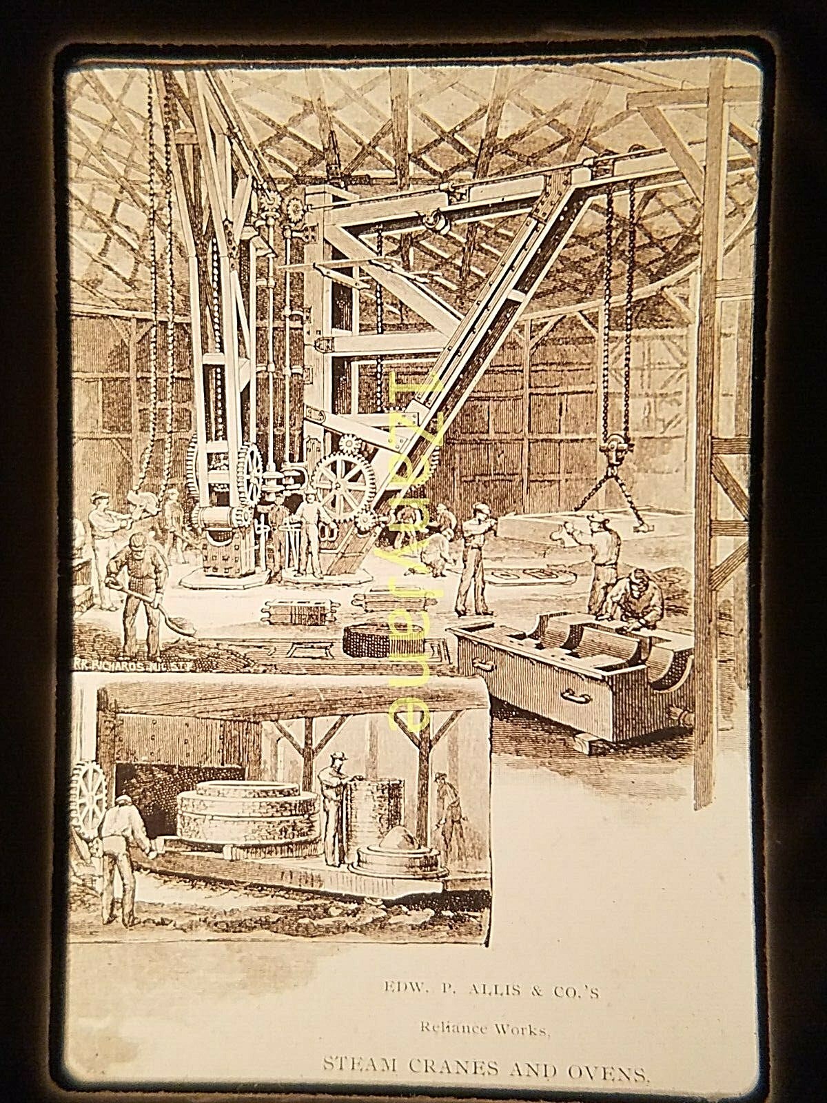AC0102 35mm Slide of an ALLIS CHALMERS MEDIA INTERIOR RELIANCE WORKS
