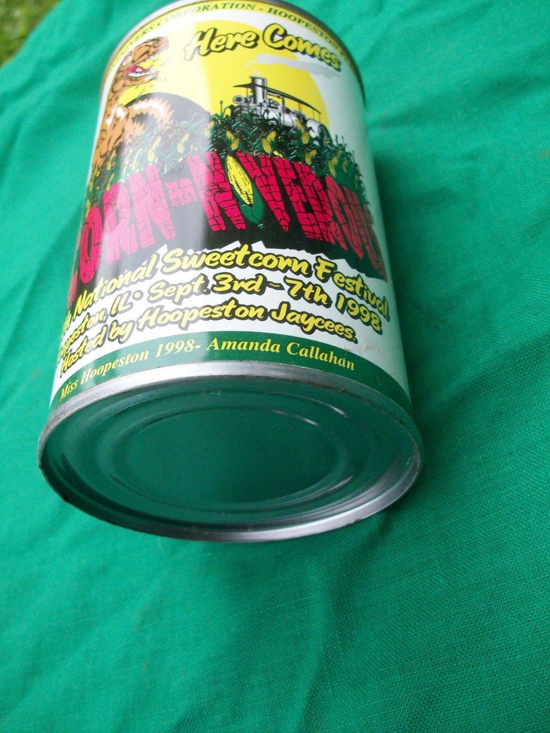 INDIANA FARM HOUSE FIND=HOOPESTON,ILLINOIS 1998 SWEETCORN FESTIVAL BANK