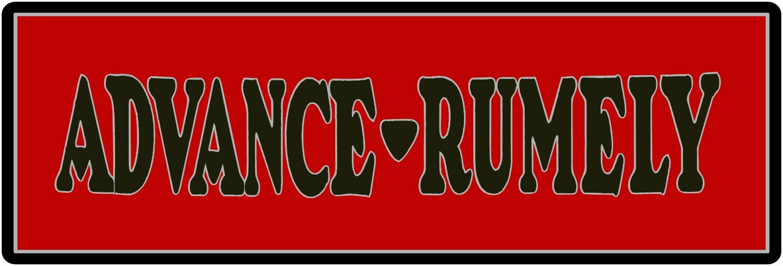 Advance Rumely Tractors, LaPorte IN Sign, 12&Prime; x 36&Prime; USA STEEL XL Size – 4 POUNDS