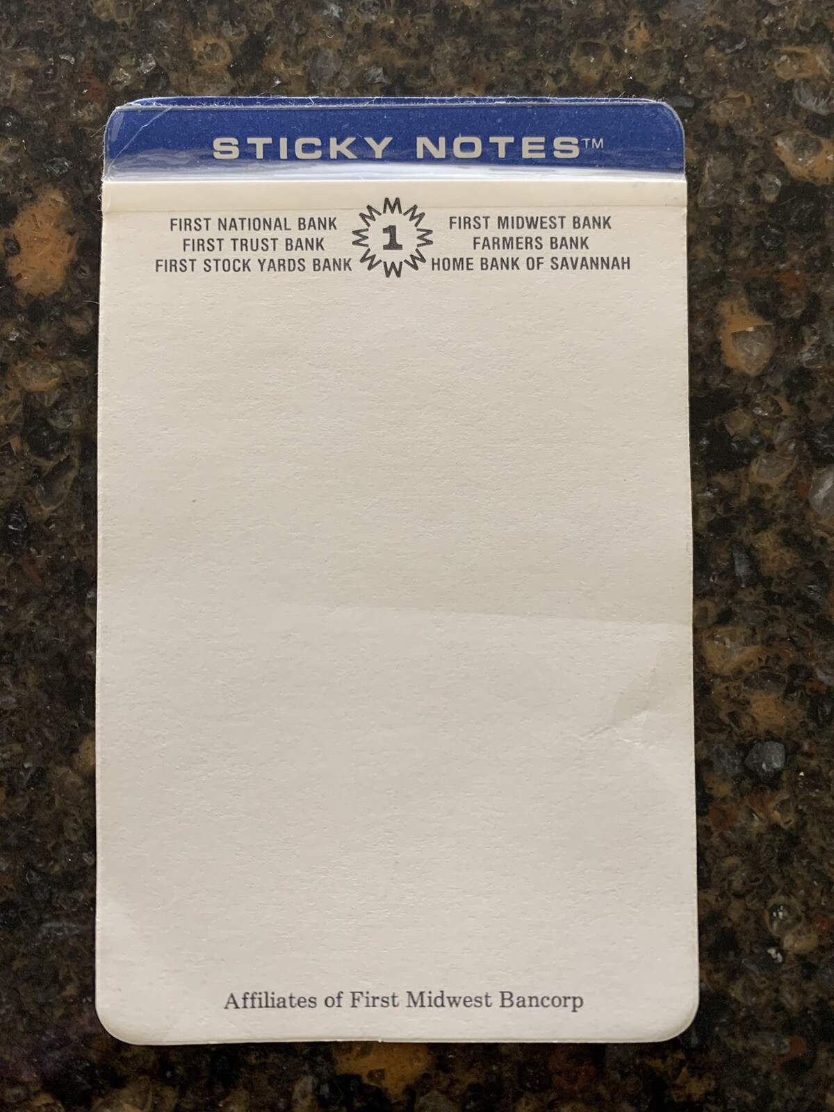 VINTAGE FIRST STOCK YARDS BANK NOTE PAD ST. JOSEPH MO.