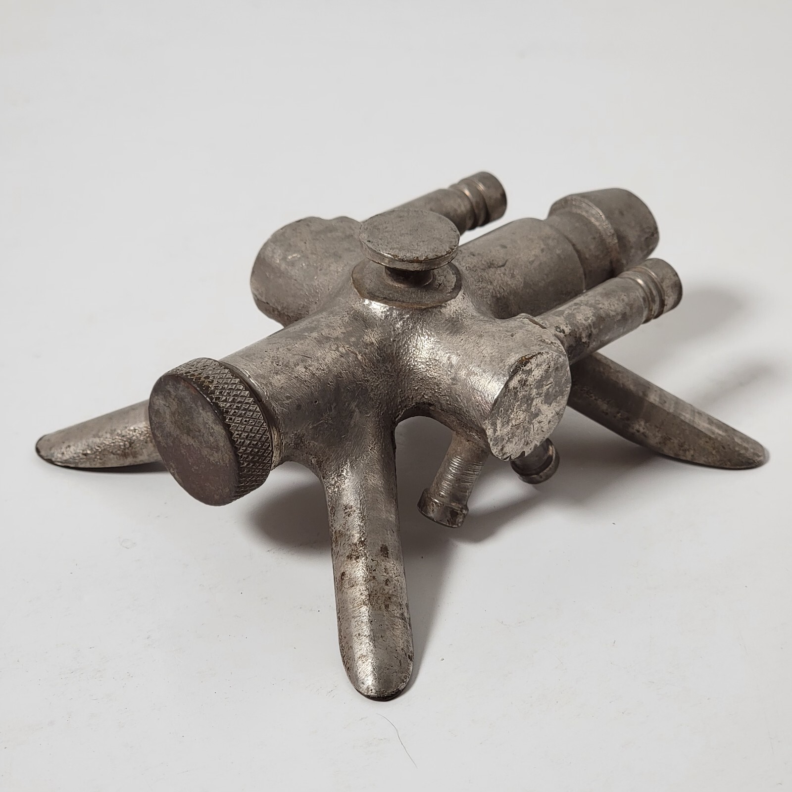 Vintage Old Brass Chrome Milking Claw Unique Rare
