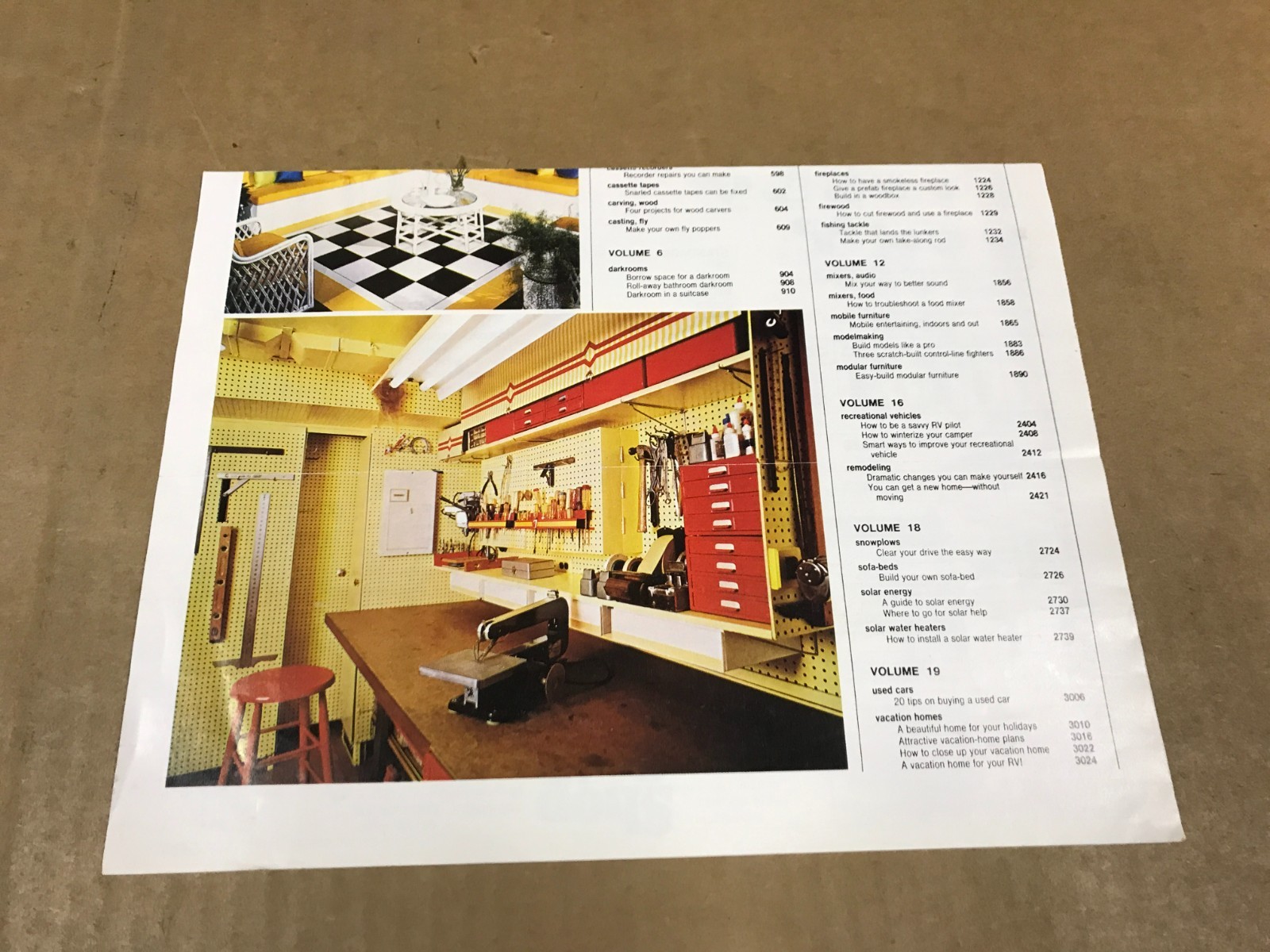 Vintage Popular Mechanics Shop Guide & Metric Conversion Charts