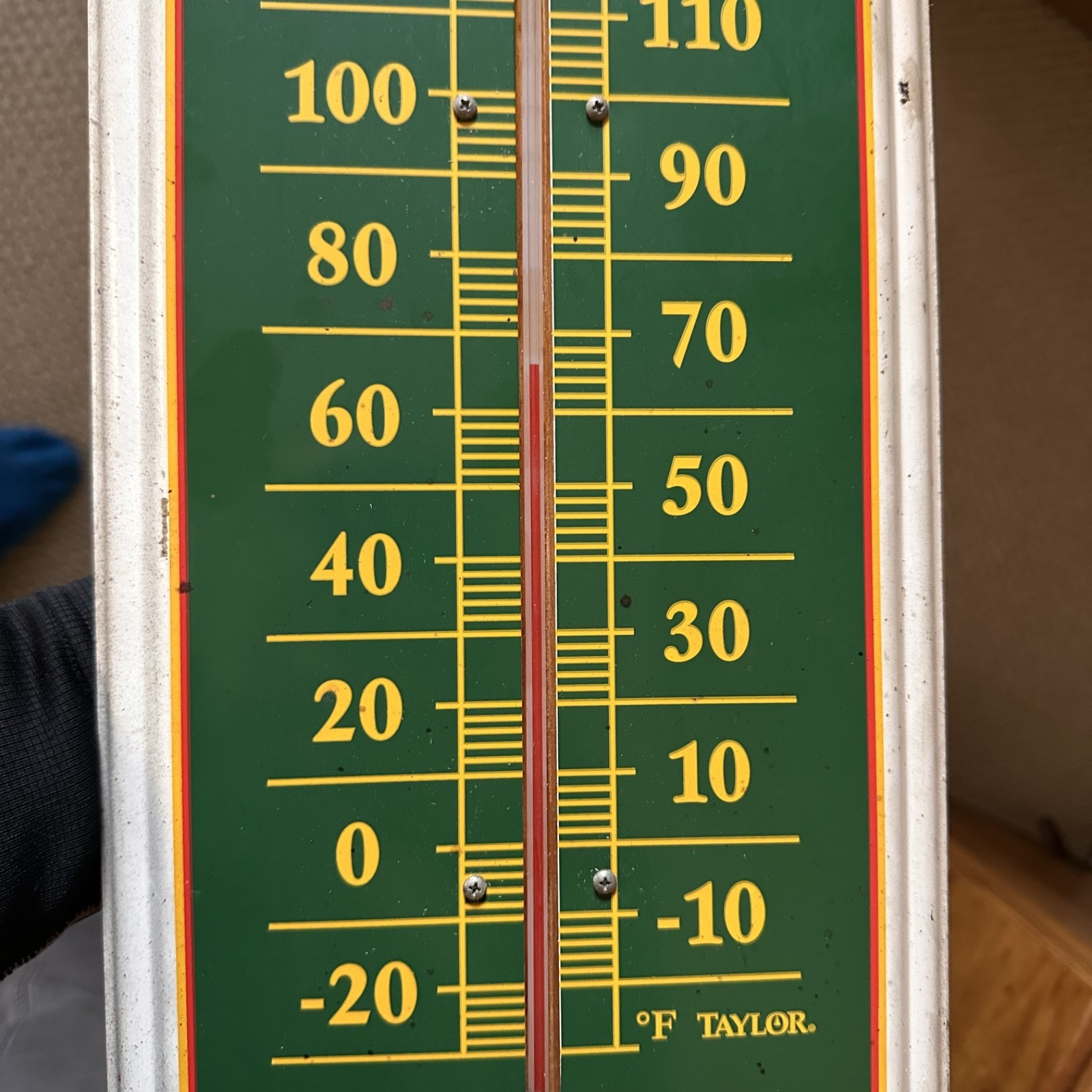 Working Vintage Large Oliver thermometer – Made by Taylor