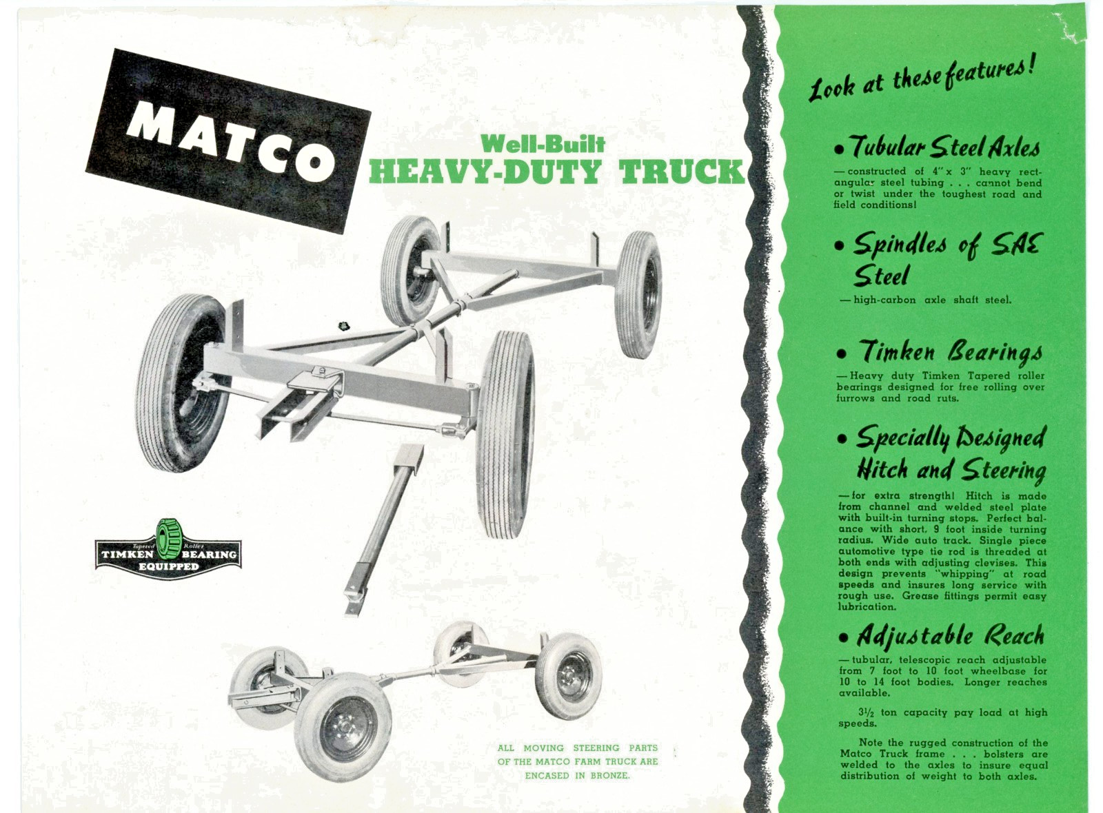 Matco all Steel Farm Truck Milwaukee Automotive Trades Milwaukee Wis brochure