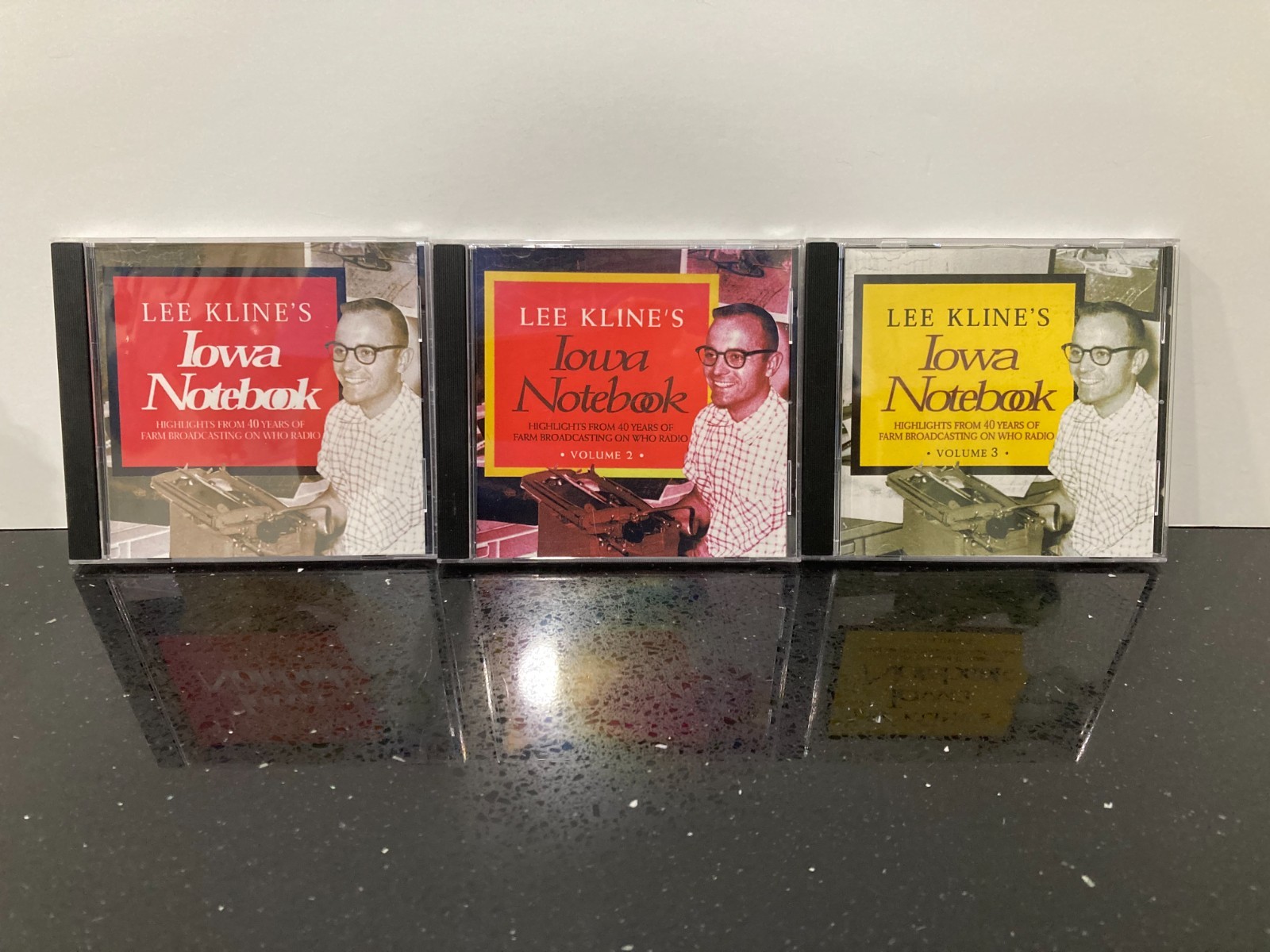Set of 3 Lee Kline&rsquo;s Iowa Notebook CD&rsquo;s