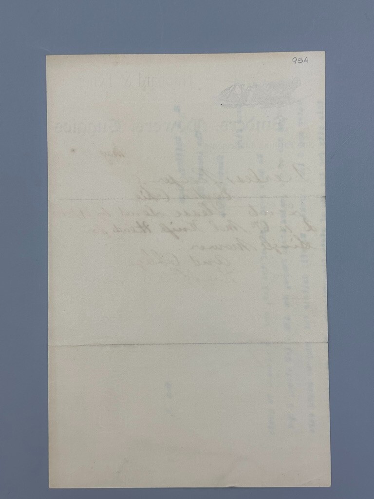 1895 FARM Machinery HUBBARD & TYNER Advertising Letterhead WABASH Indiana Antiq