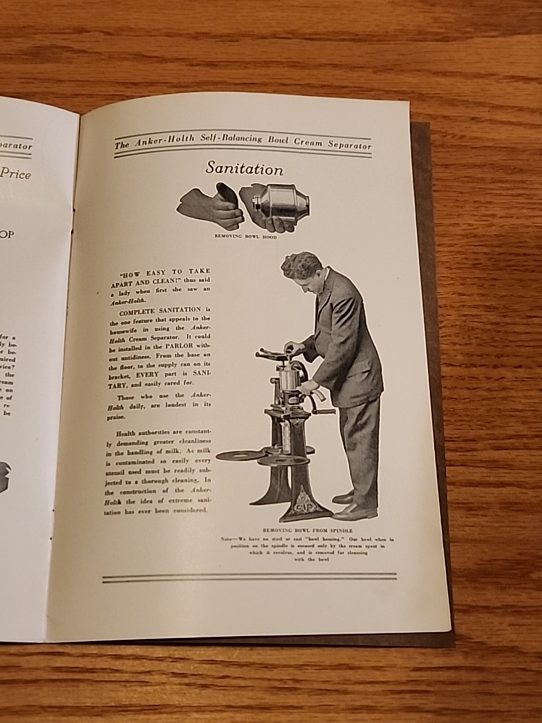 Anker Holth Cream Separator Catalog Port Huron MI