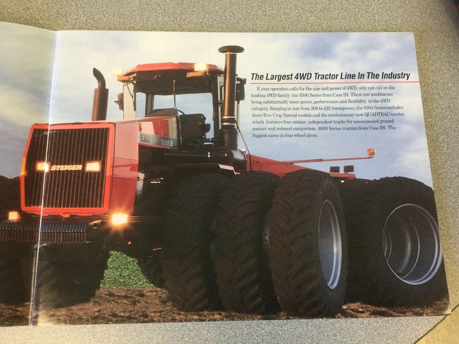 STEIGER 9300 SERIES 4WD 44 PAGES 1996 RARE SALES BROCHURE