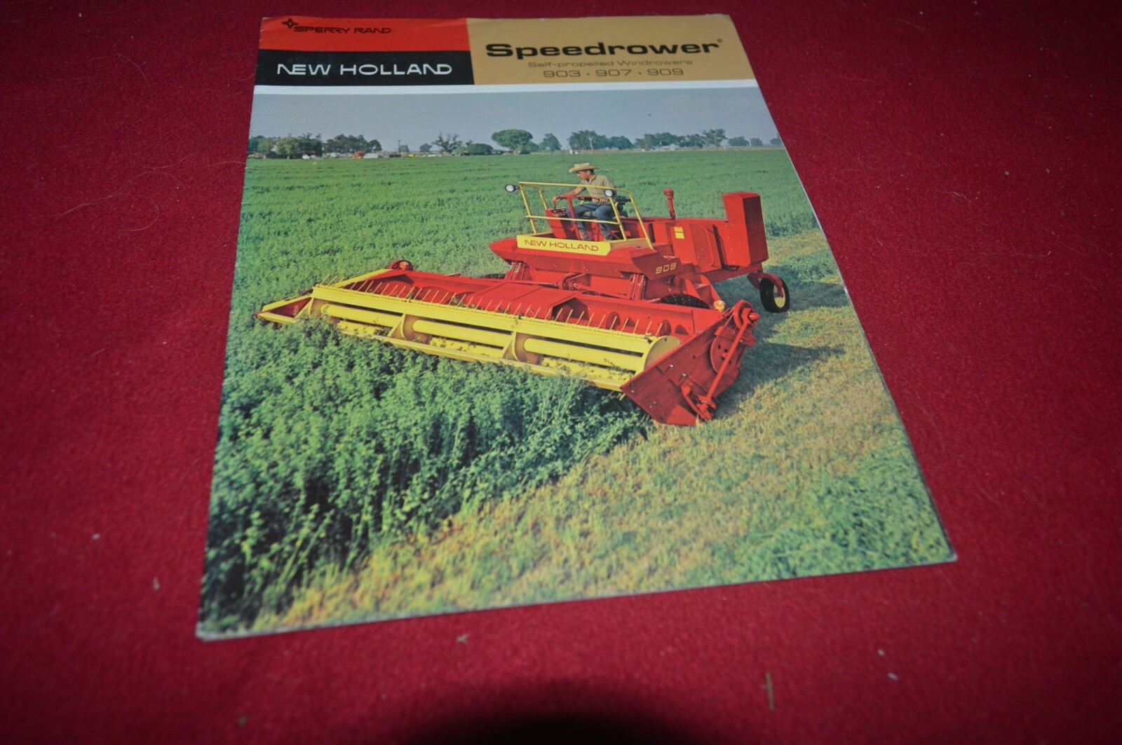 New Holland 903 907 909 Speedrower Mower Conditioner Brochure FCCA