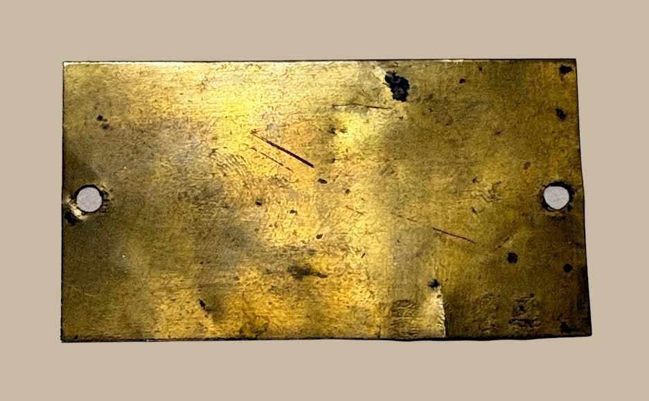 Antique Cushman Motor Works Lincoln, Nebraska Brass Nameplate circa 1910&rsquo;s