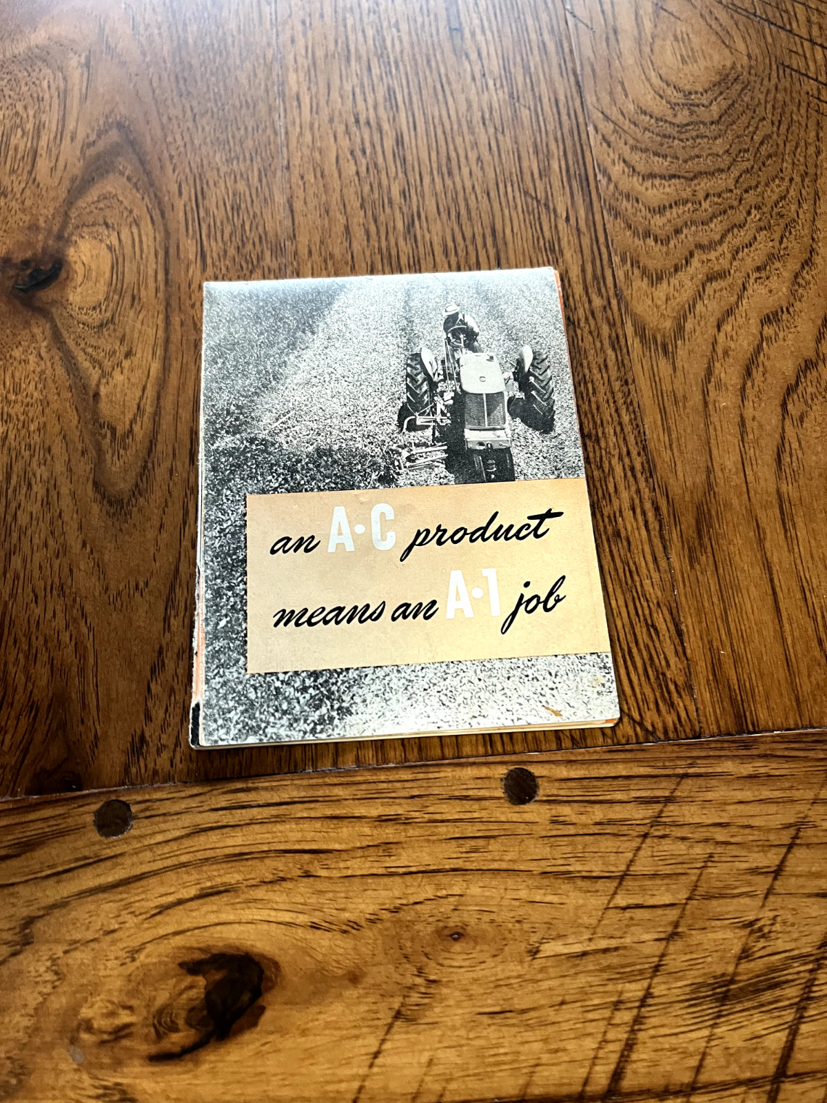 Allis Chalmers Buyers Guide For 1947 Pocket Foldout Brochure FCCA