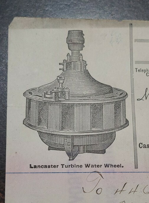 Early Lancaster Pa R. Bickenderfer Foundry Letterhead 1896
