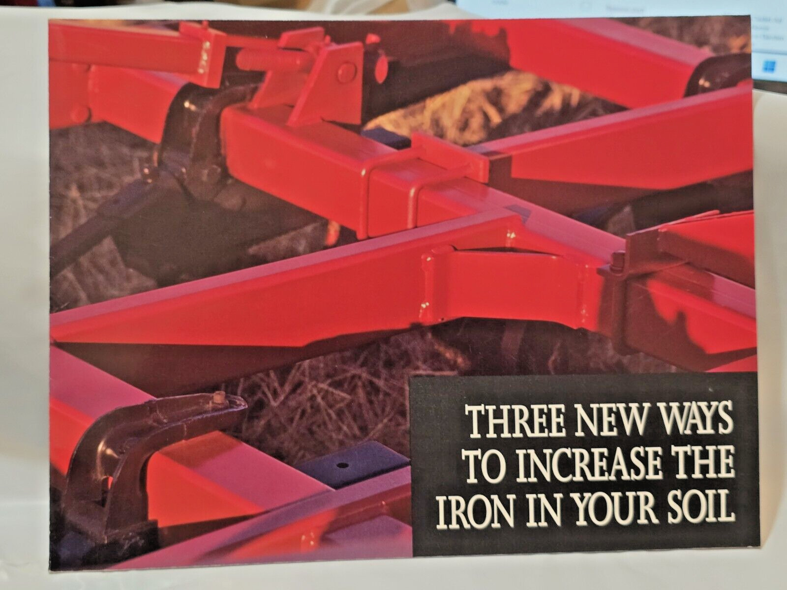 1995 Rippers Plows Cultivators Ad Brochure Case International Harvester