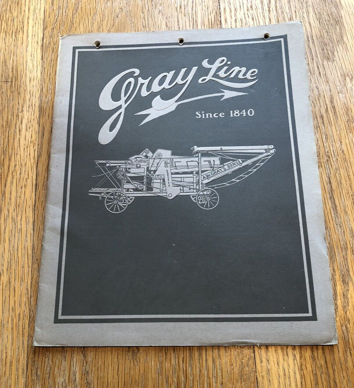 1916 Gray Line Threshing Machine Farm Catalog- Middleton Vermont- A.W. Gray Sons