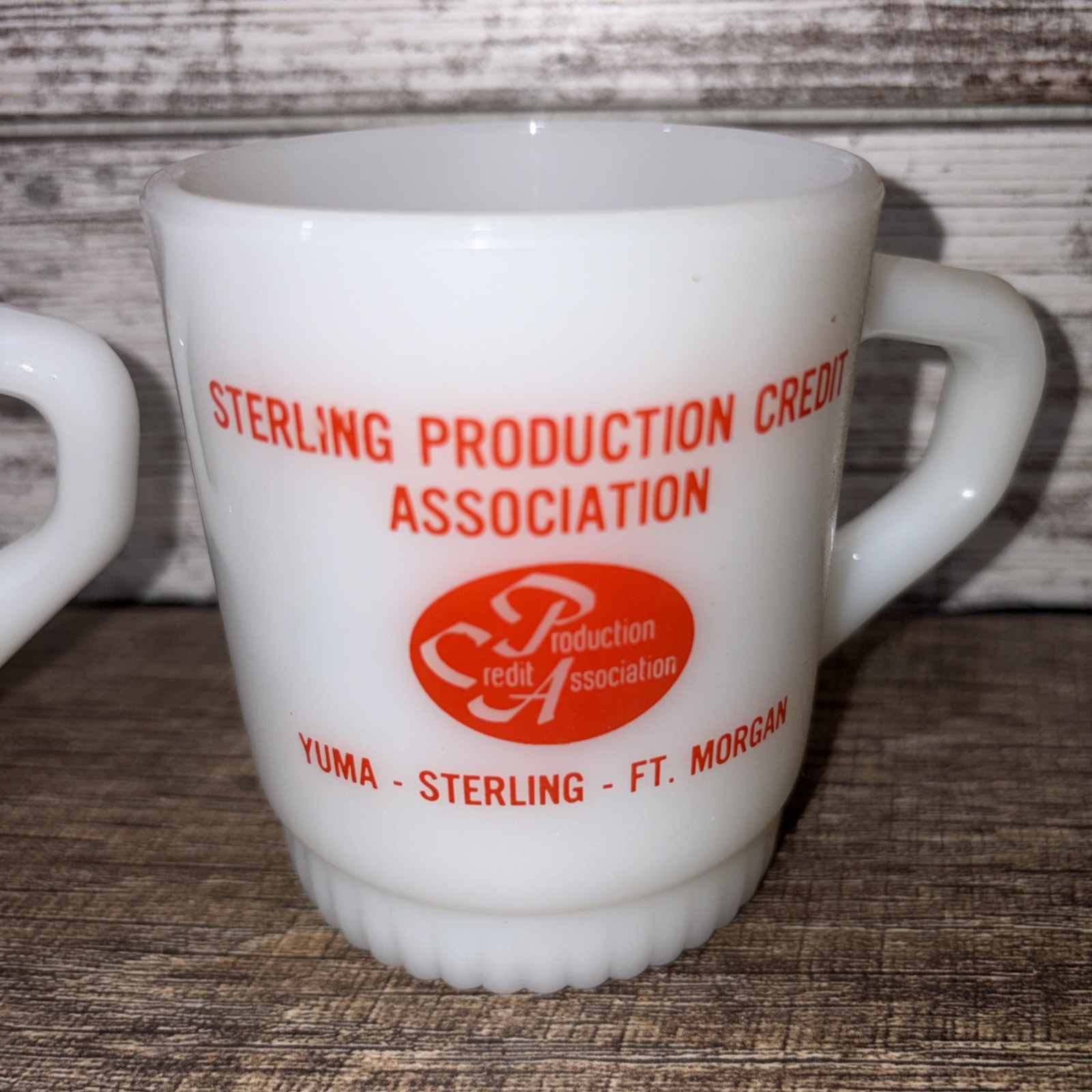 VNTG Production Credit Assc. Agriculture Loans Farm Mortgage Ad Coffee Mugs (2)