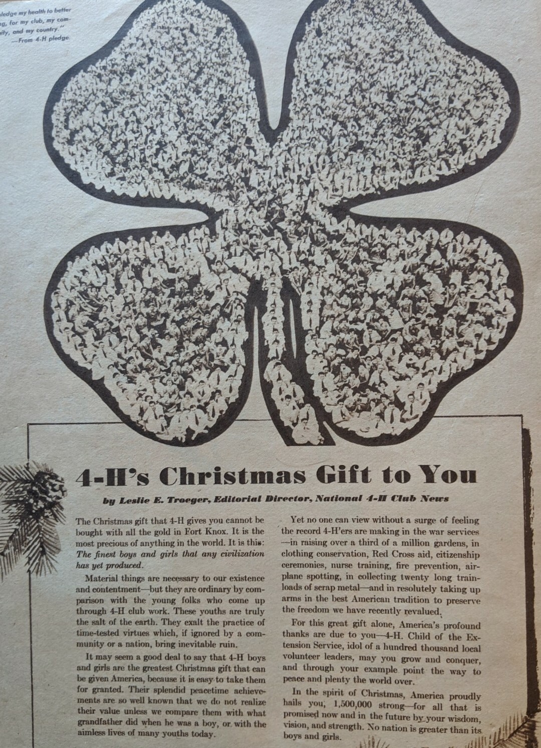 1942 Business Of Farming Magazine Christmas Advertising