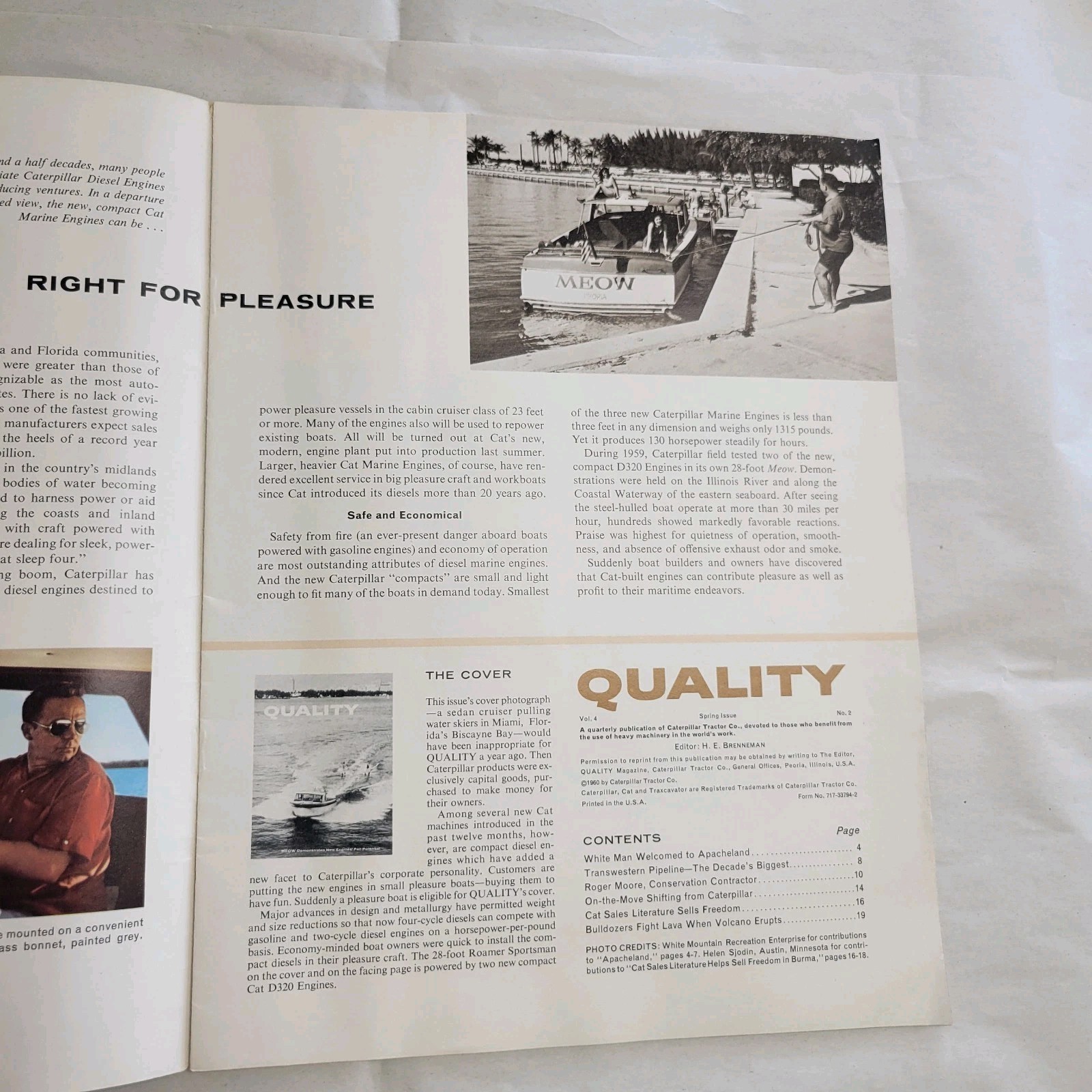 Quality–A Caterpillar Publications Vol. 4, No. 1960 Spring