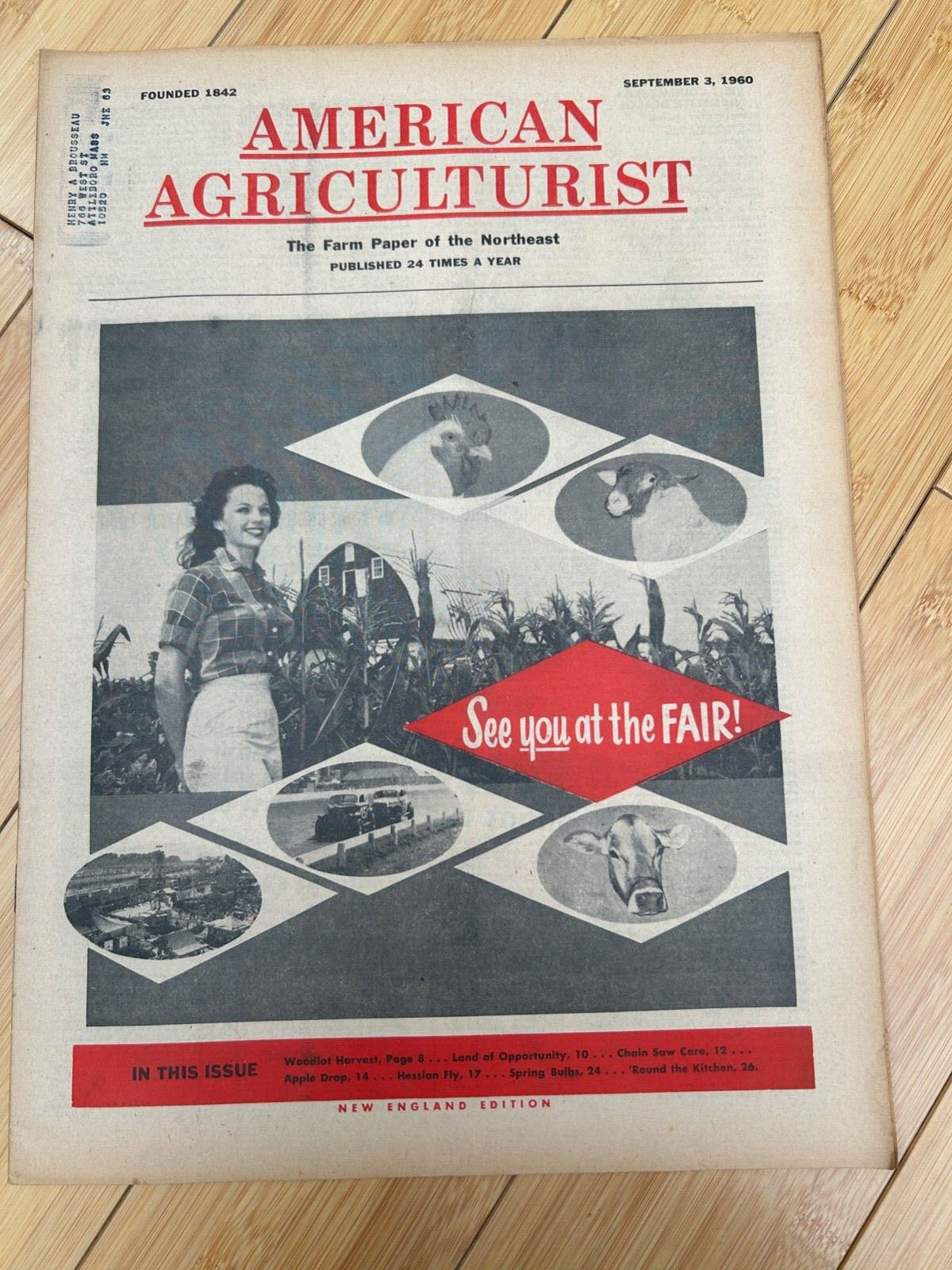 SEPT 3 1960 AMERICAN AGRICULTURIST MAGAZINE THE FARM PAPER ATLANTIC REFINING CO