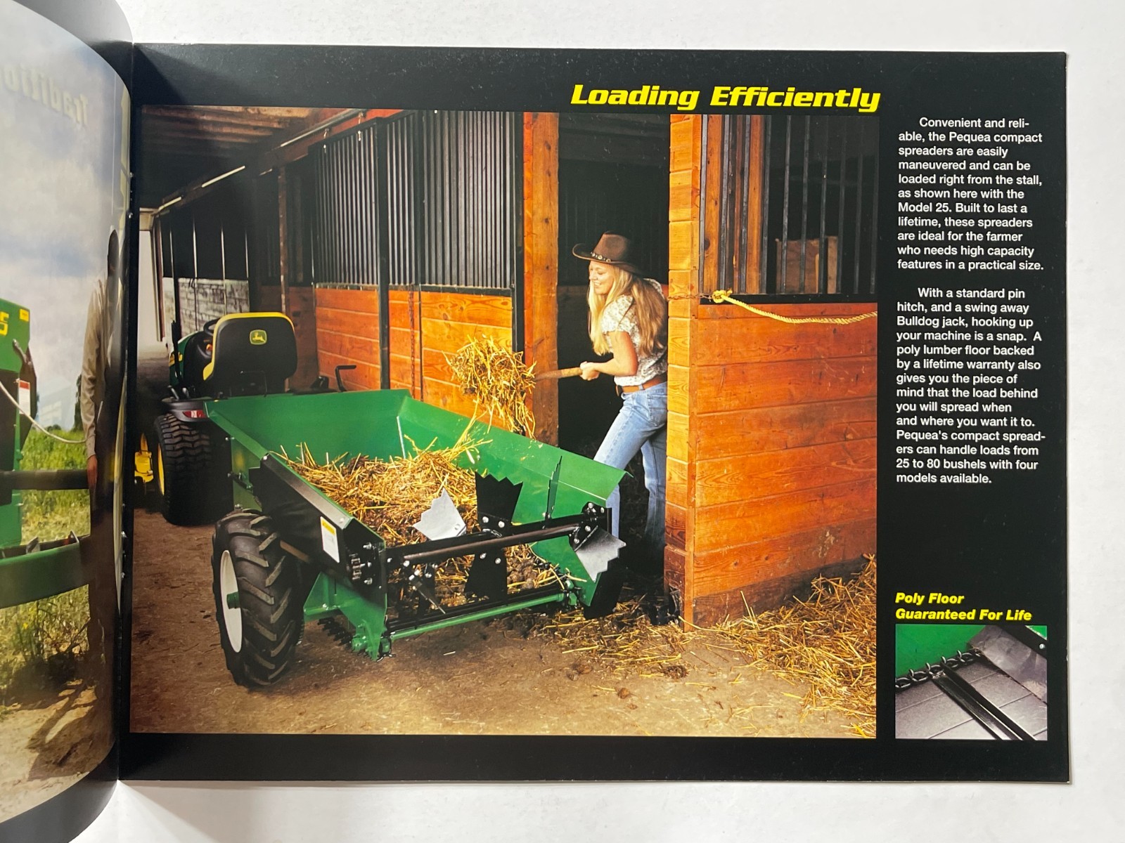 Pequea Manure Spreader – Sales Brochure *Showroom Sales Book* 2010s