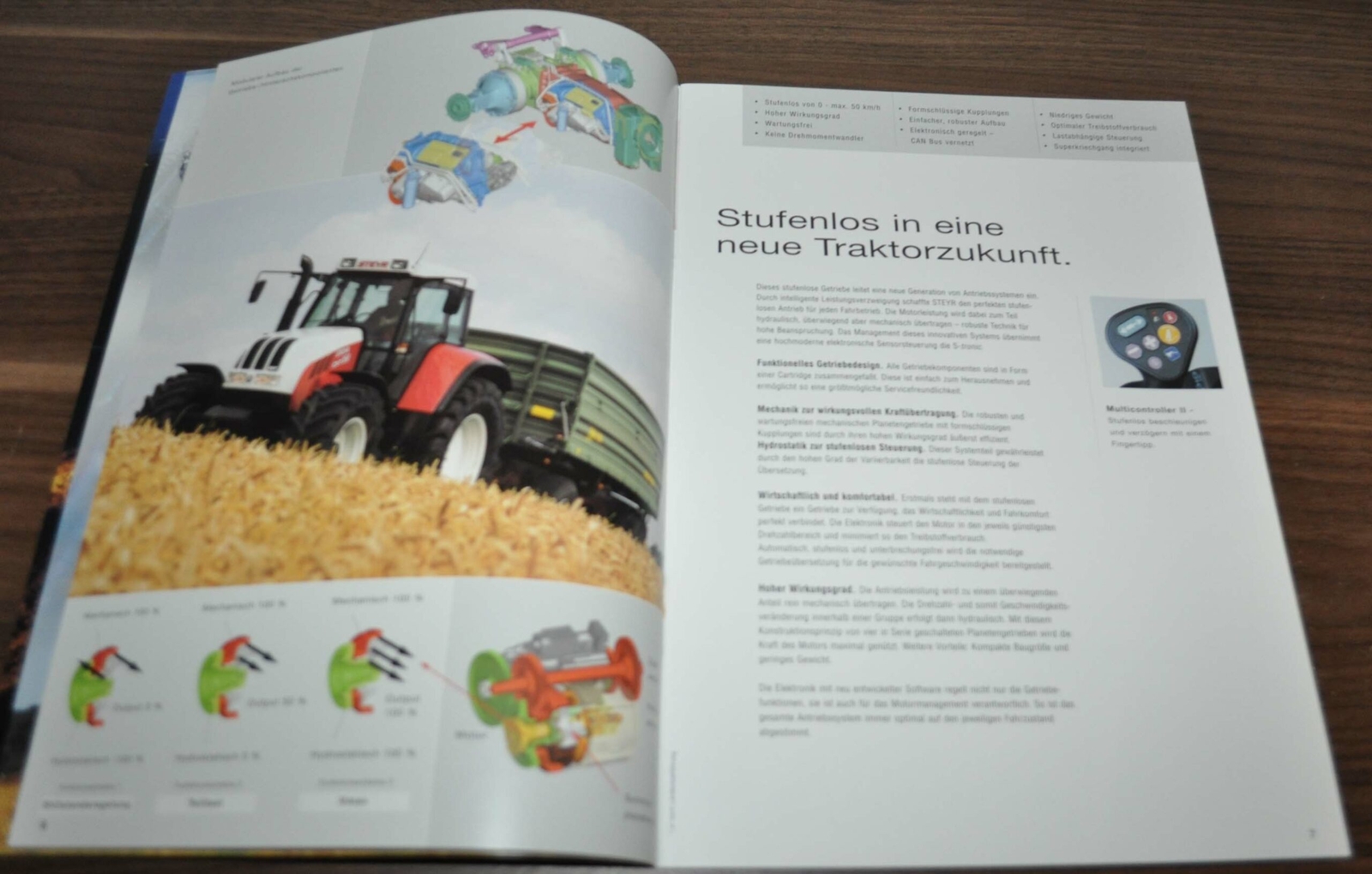 Steyr CVT 120 130 150 170 Tractor Brochure Prospekt