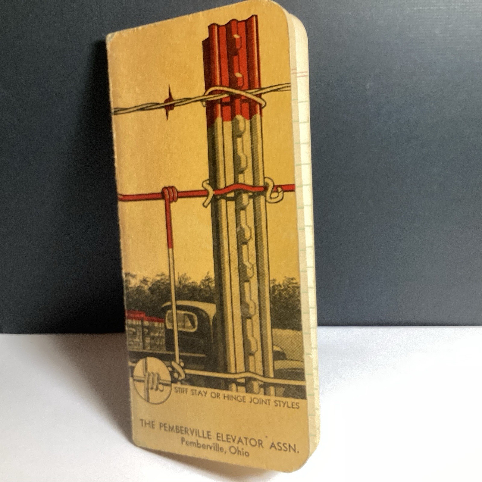 RED BRAND FENCE POCKET NOTEBOOK KEYSTONE STEEL & WIRE CO PEMBERVILLE OH ELEVATOR
