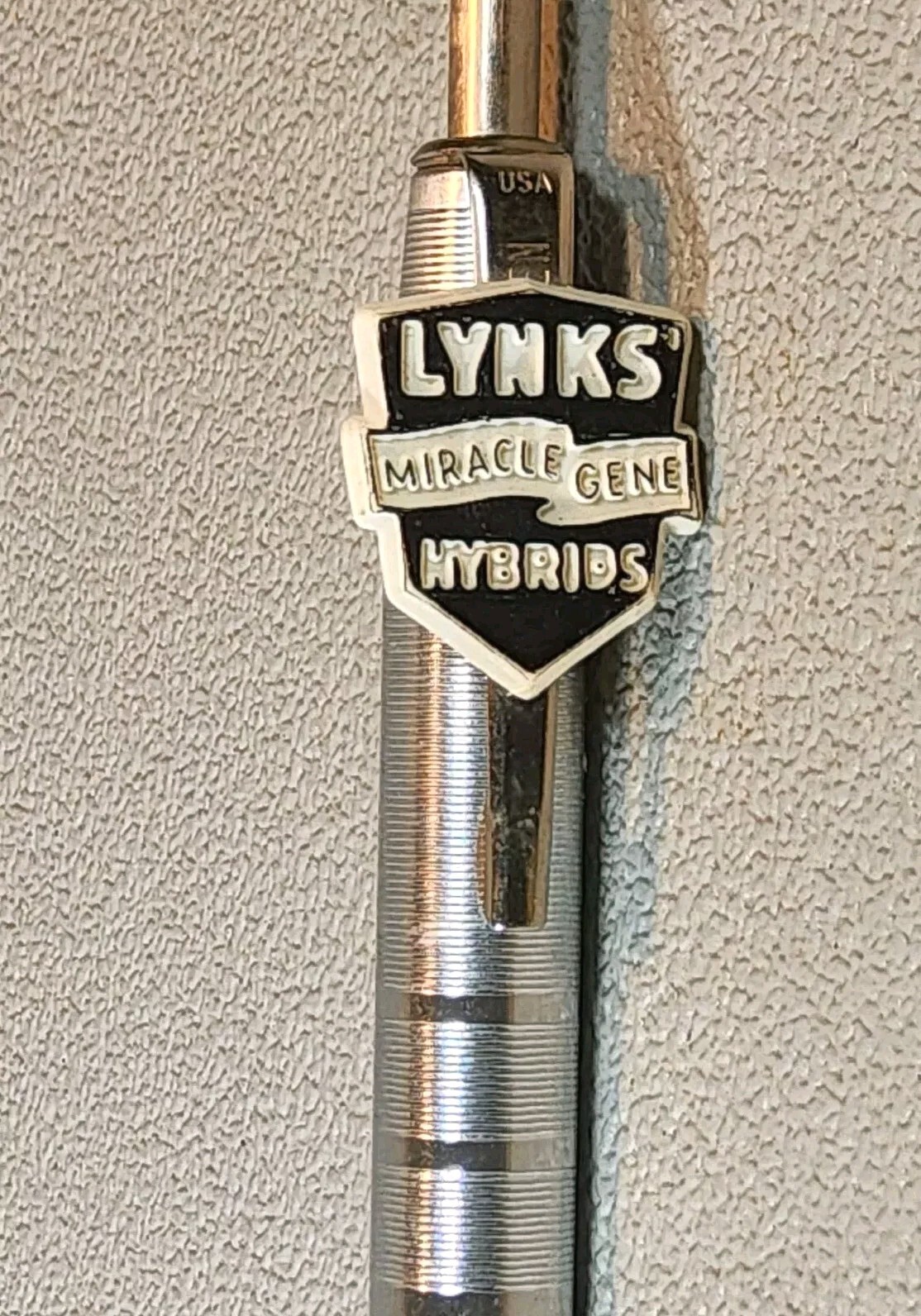 Vintage Advertising Pen ~ Lynks Miricale Gene Hybrid ~ Marshalltown, Iowa. AP-11