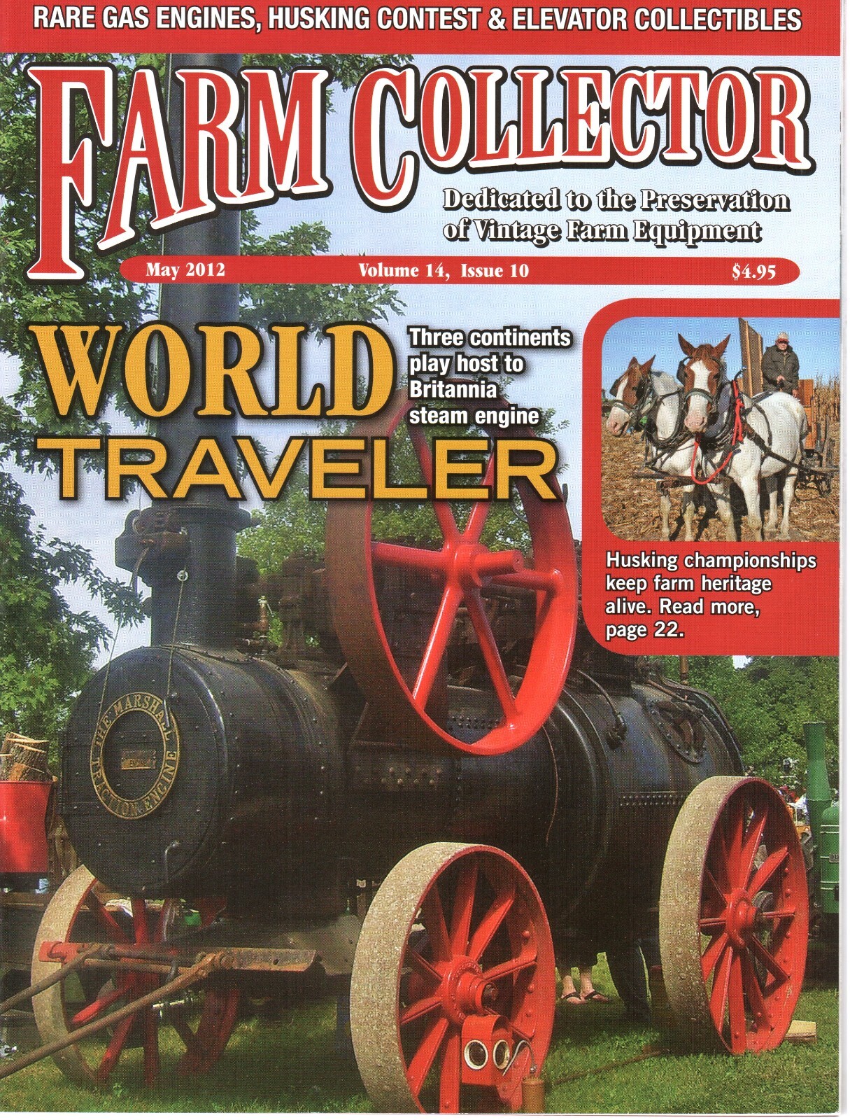 Cream separators, Steam plowing in UK, Marshall Britannia tractor, Weber Engine