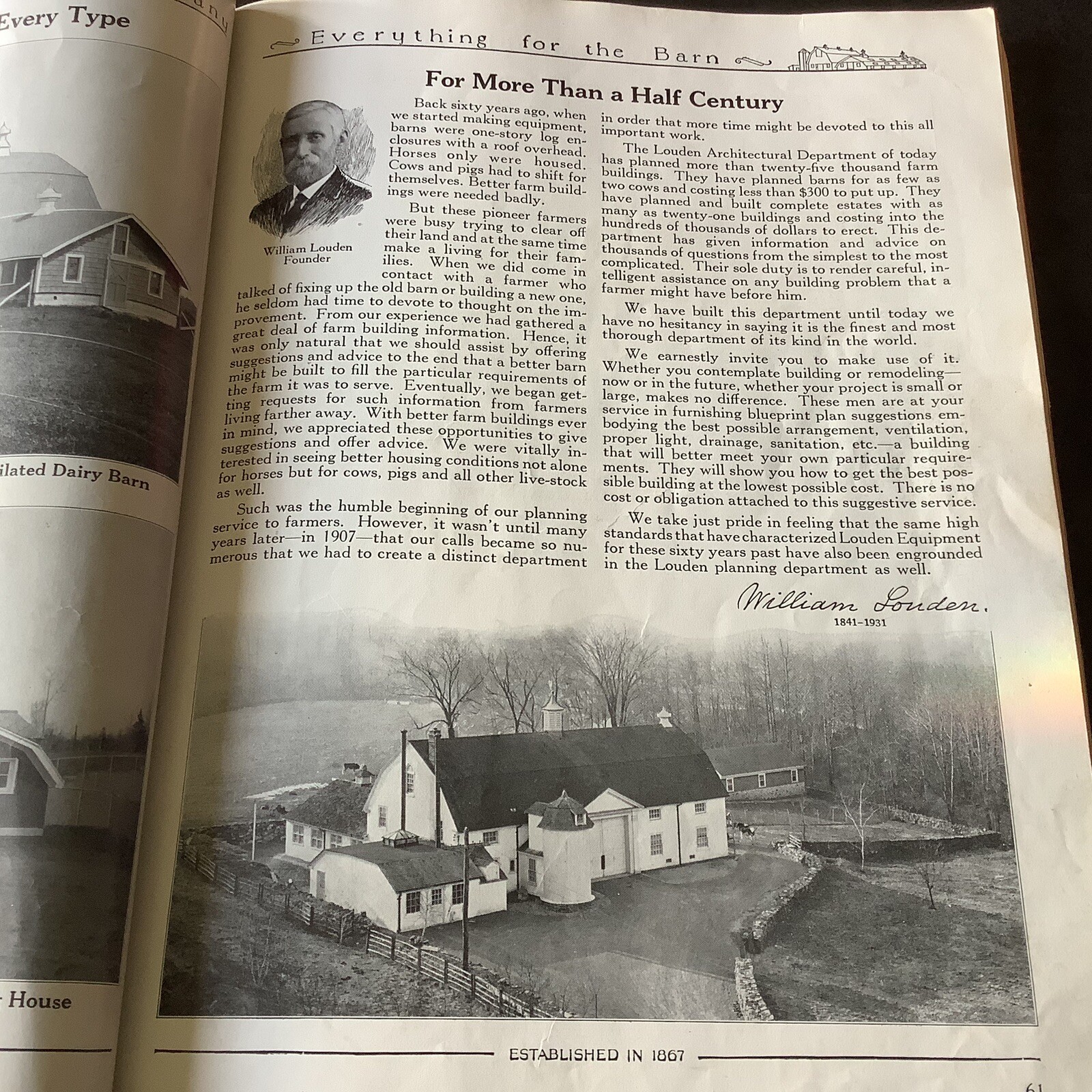 Louden 1933 No. 55 Farm Machinery Catalogue Milk Stools Troughs Pig Pens Pre Own