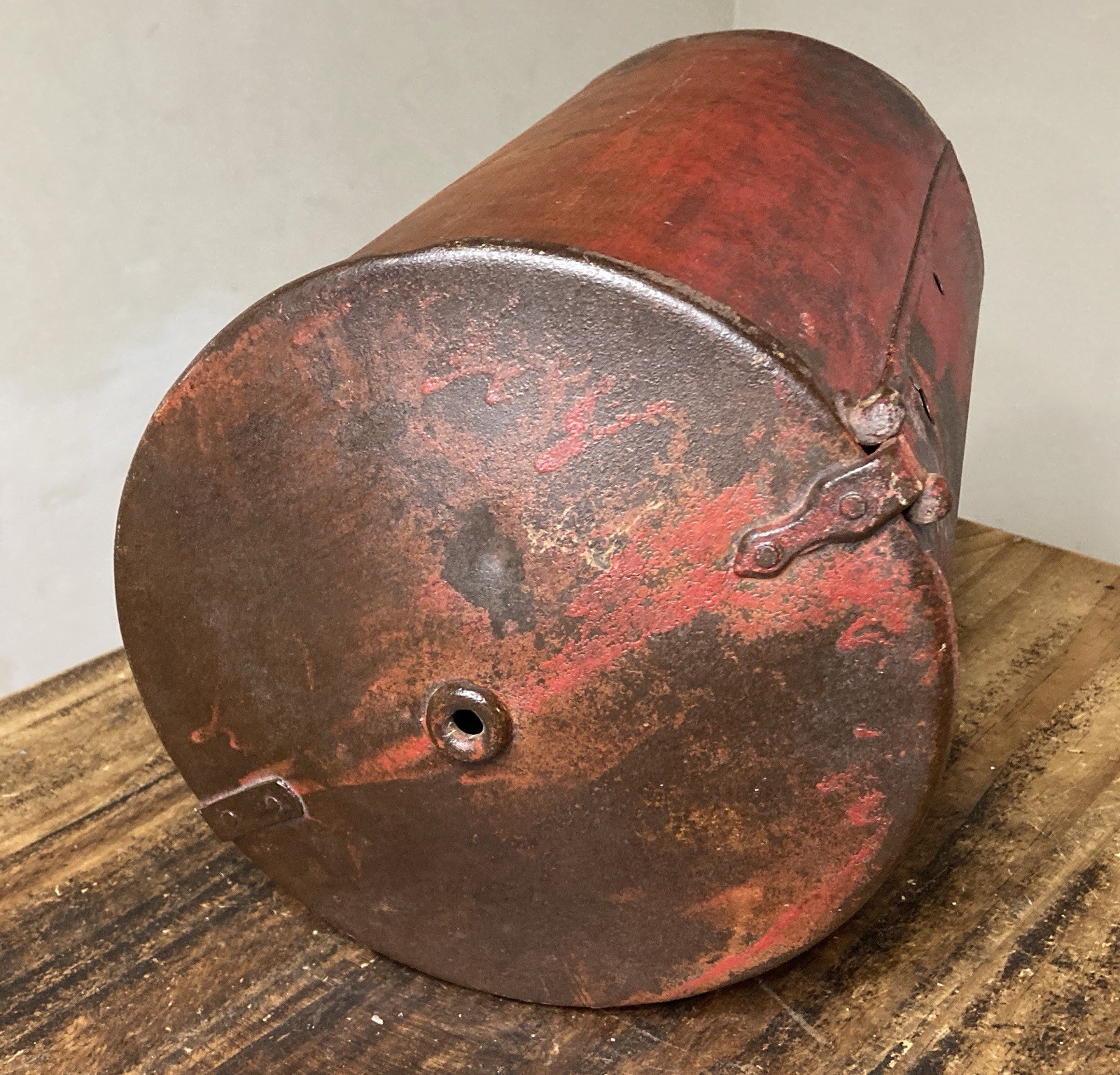 VERY RARE McCormick Twine Grain Binder Feeder Can 1800&rsquo;s Antique HARD TO FIND