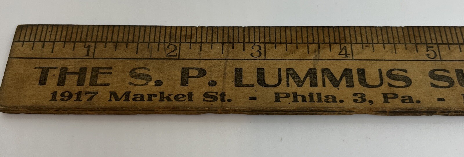 S.P. LUMMUS SUPPLY CO. PHILADELPHIA PA Ruler Seed Per Acre Guide Implements Farm