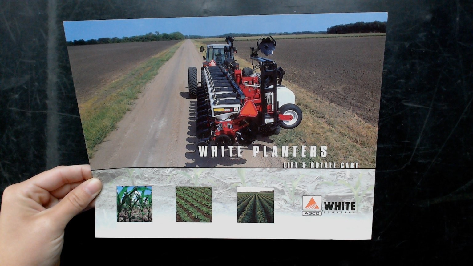 AGCO White Planters Lift & Rotate Cart Brochure Vintage Agriculture