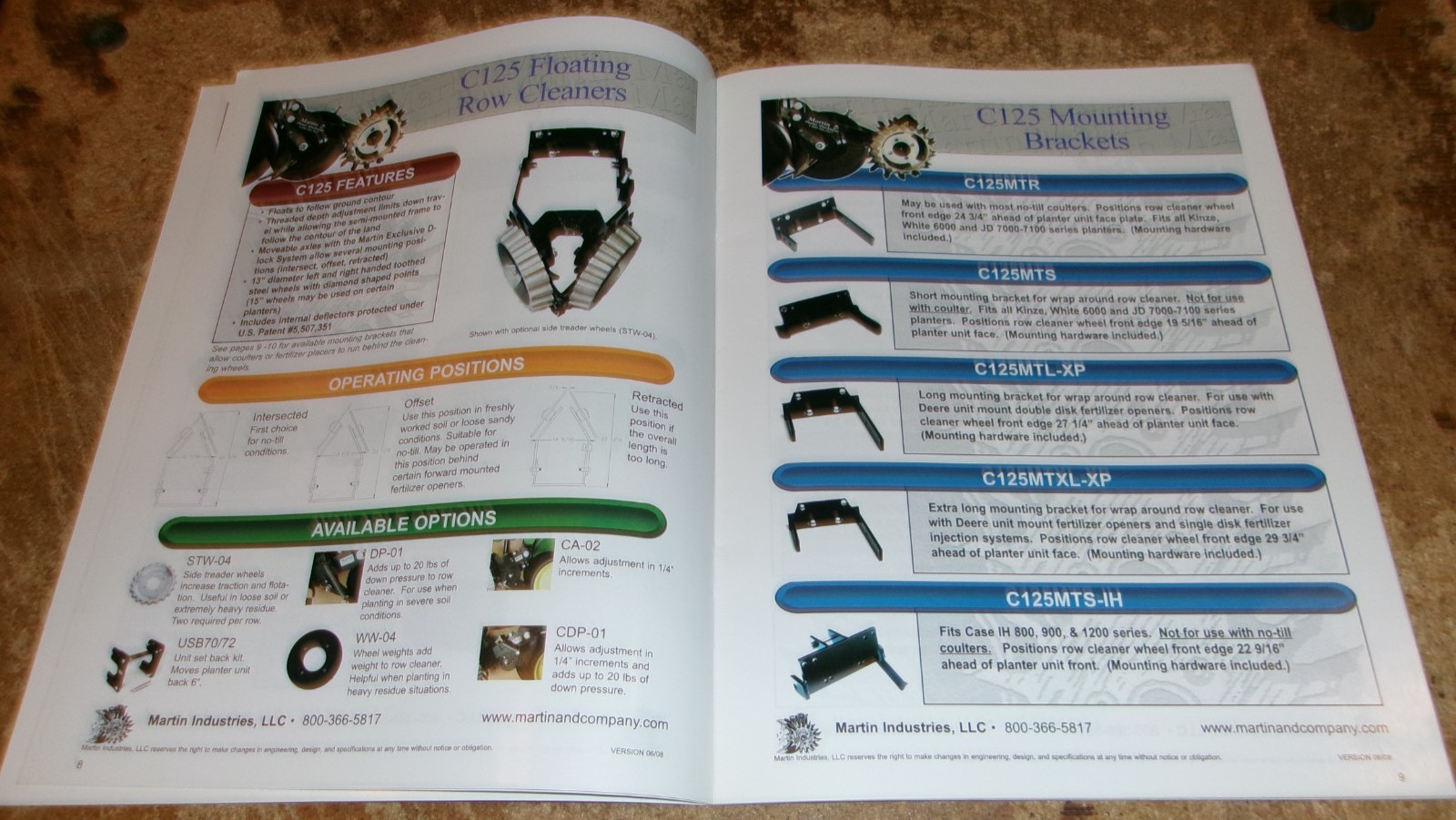 2006 martin-till product catalog in nnice shape used