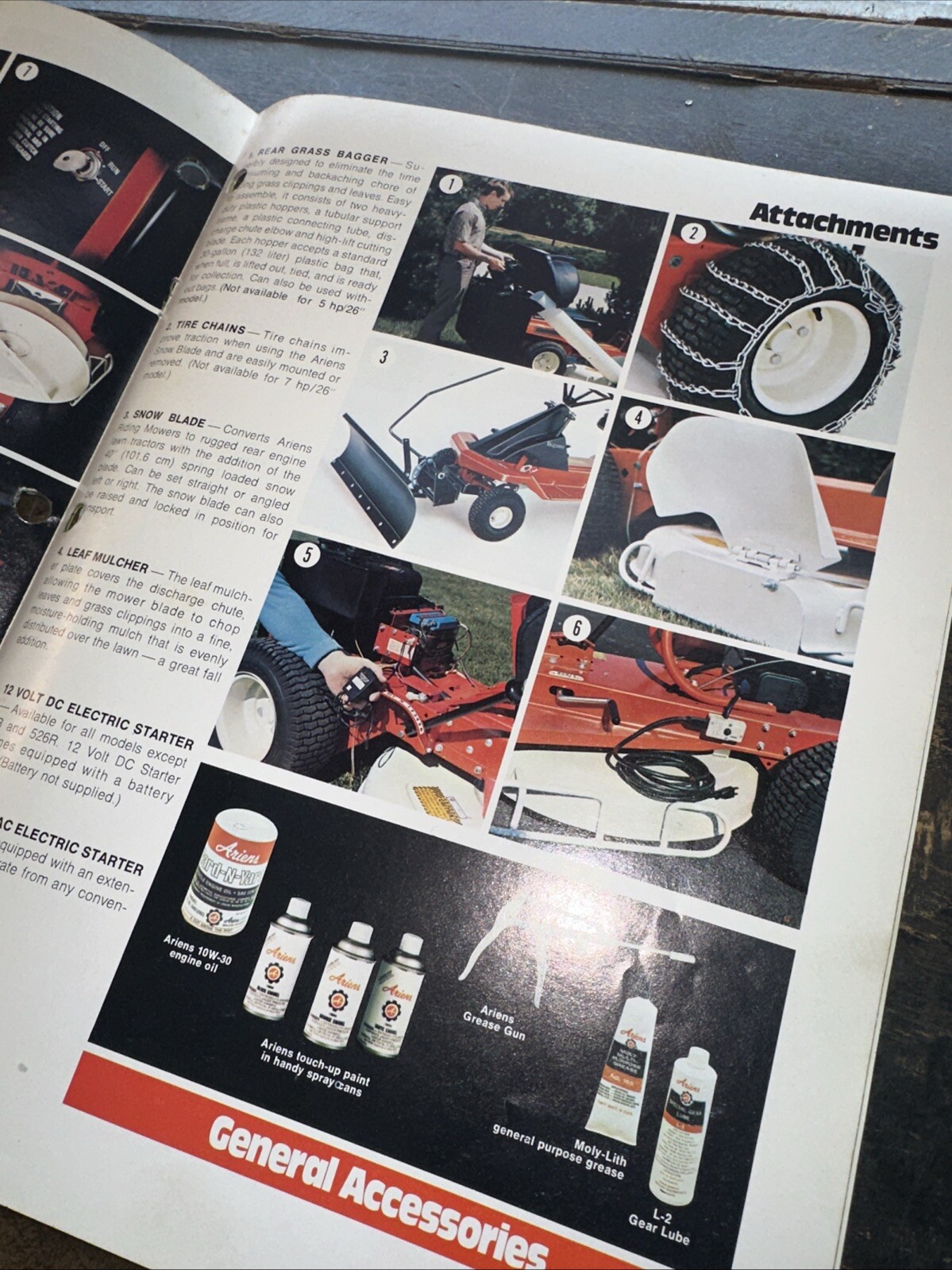 1977 ARIENS Riding Mowers Advertising Catalog Vintage