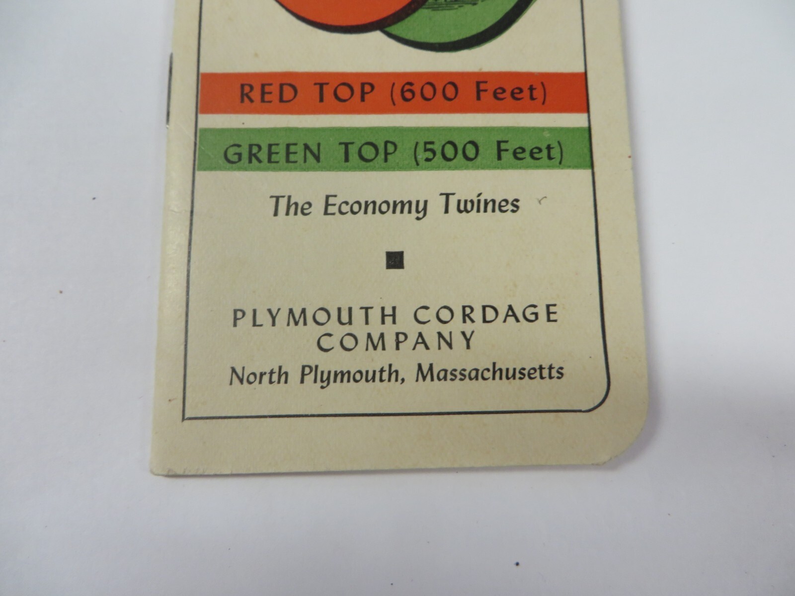 Vtg 1940 PLYMOUTH TWINE Pocket Ledger Calendar Memorandum Booklet Advertising