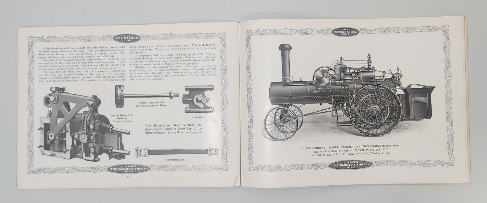 RARE Nichols & Shepard Co. Threshing Machinery Catalog Red River Special Line