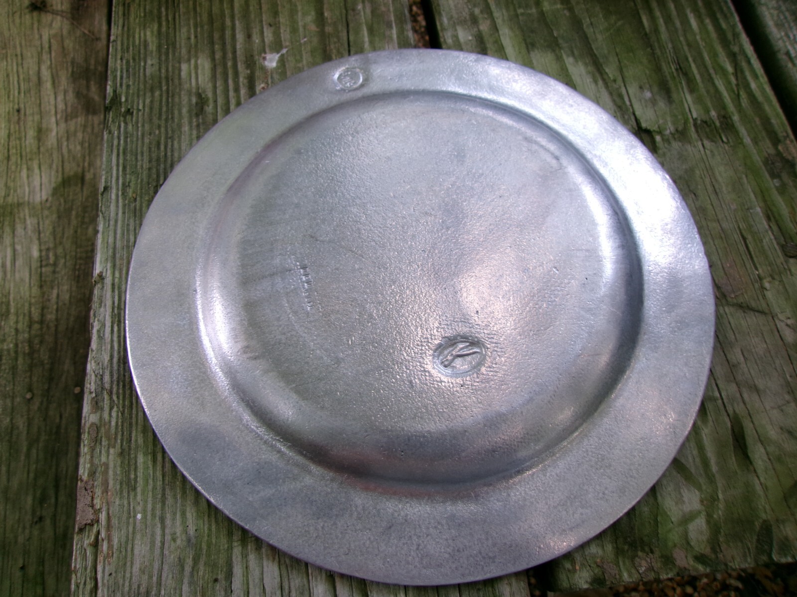 1973 WILTON 11&Prime;wide Pewter SOUTHERN STATES Fiftieth Anniversary Plate