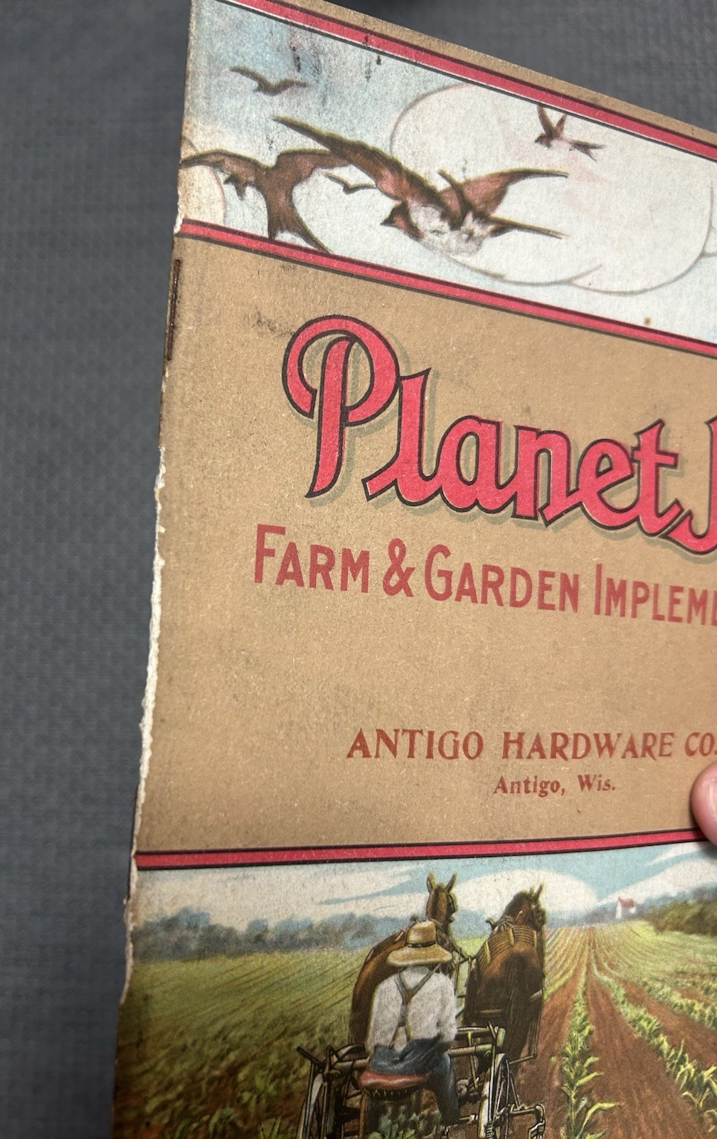 1912 Planet Jr Catalog- Original Old Stock From Turn Of Century Hardware Store
