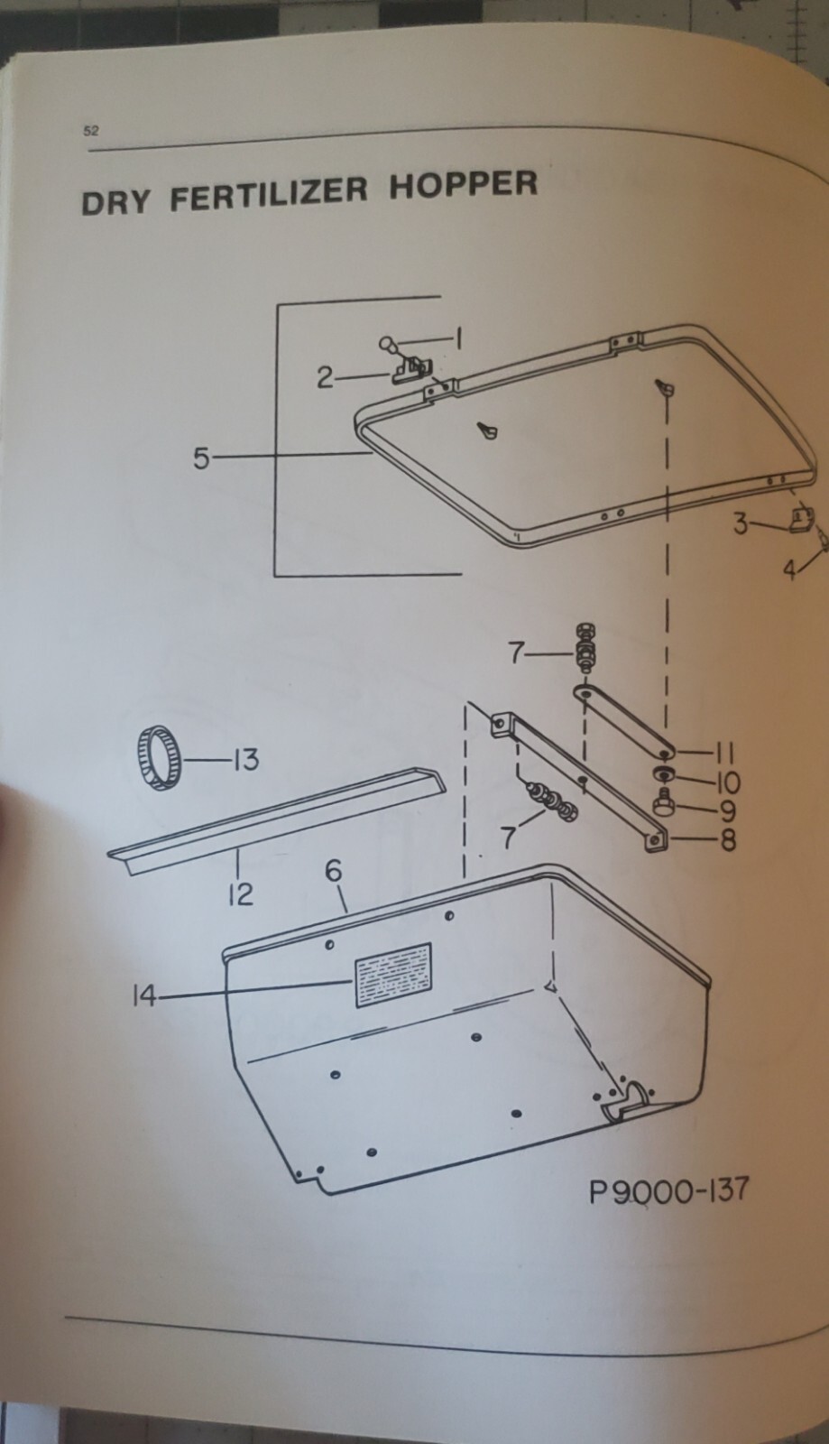 New Idea Parts Catalog for Model 9200 Series Single Frame Planter CP 56