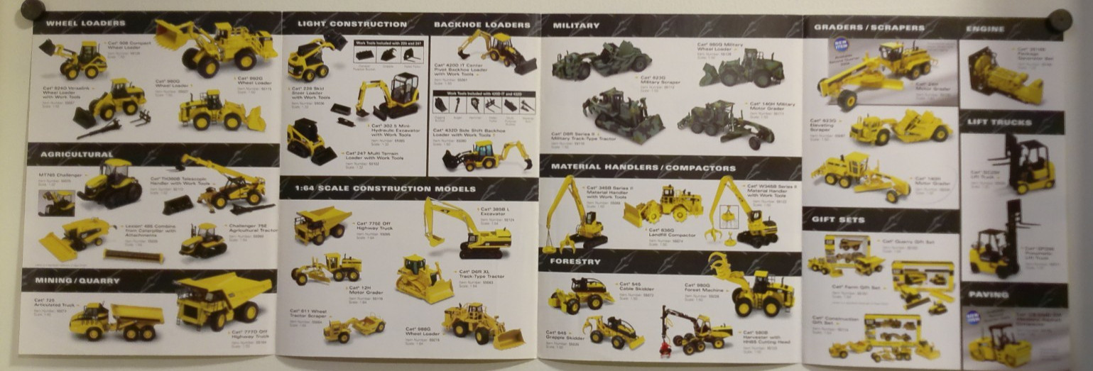 Lot of 4 CAT Norscot Scale Model Replicas Catalogs 2002-2005
