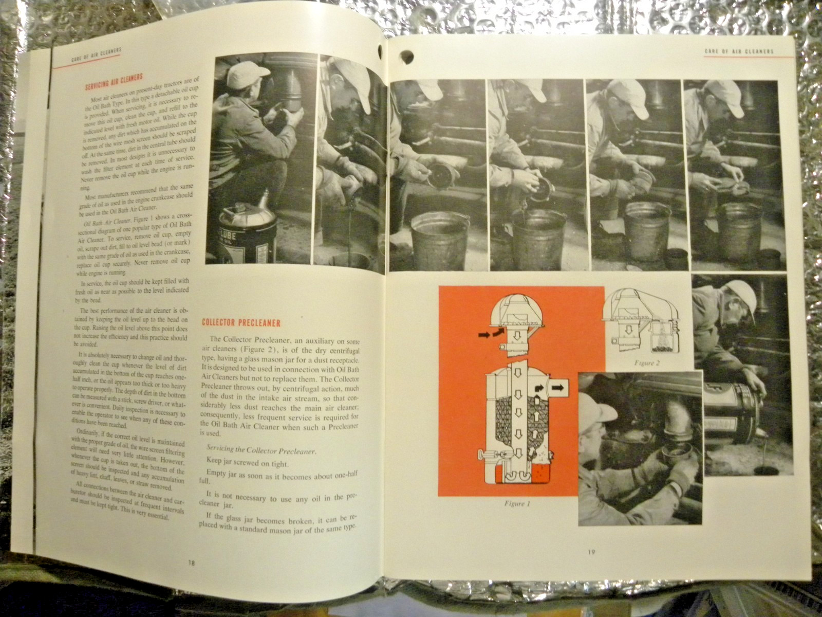 Vintage GULF FARM Tractor Guide Manual 1950 Lubrication and How To .