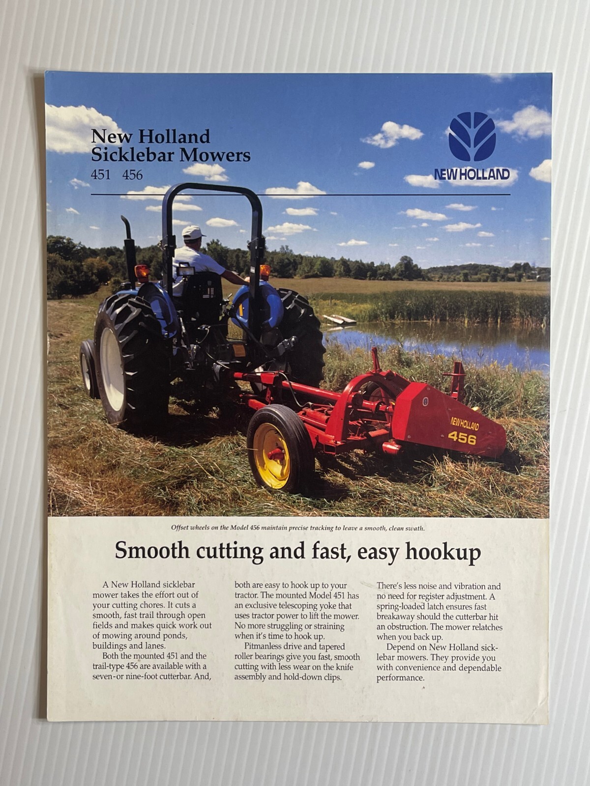 New Holland – Sicklebar Mower Sales Brochure *Showroom Sales Book* (451 / 456)