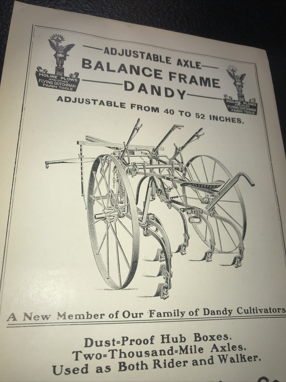 ORIGINAL 1905 Nebraska Moline Plow Co. – Omaha – Nebraska – Farm Advertising